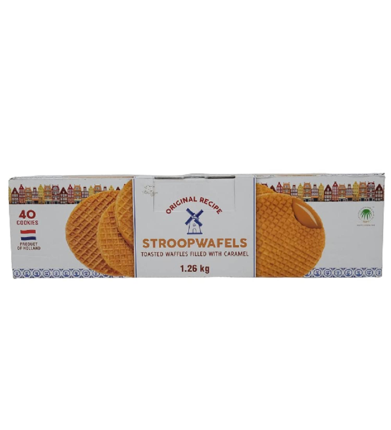 Le Chef Caramel Stroopwafel 42.4 oz - Authentic Dutch Treat for a Sweet Delight | COST1253037 - Buy Online on GoSupps.com