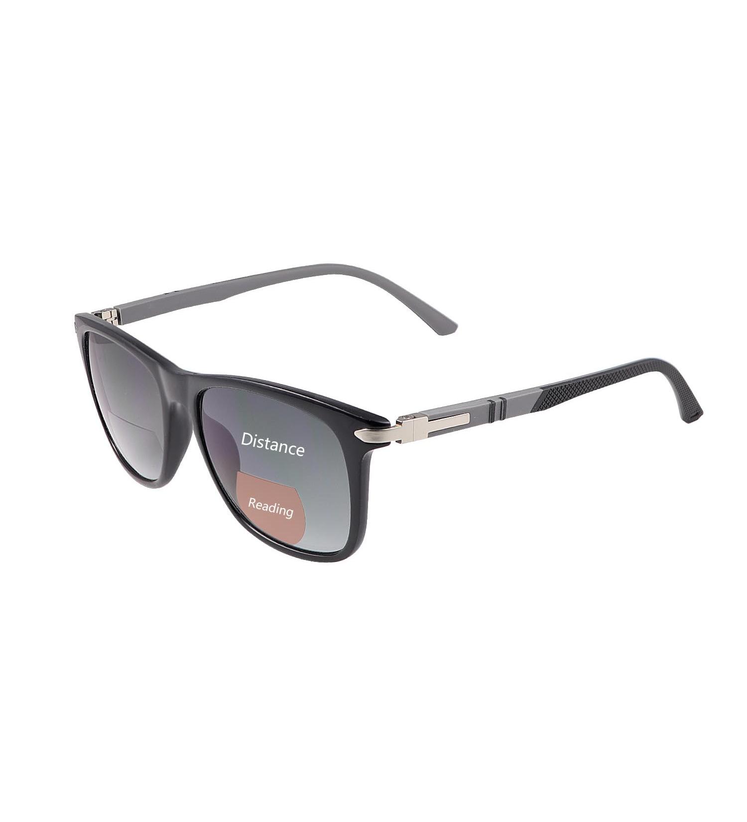 Polarized Bifocal Reading Glasses for Men & Women | Classic UV400 Sunglasses | Spring Hinge | 1.5x Magnification - Buy Online on GoSupps.com