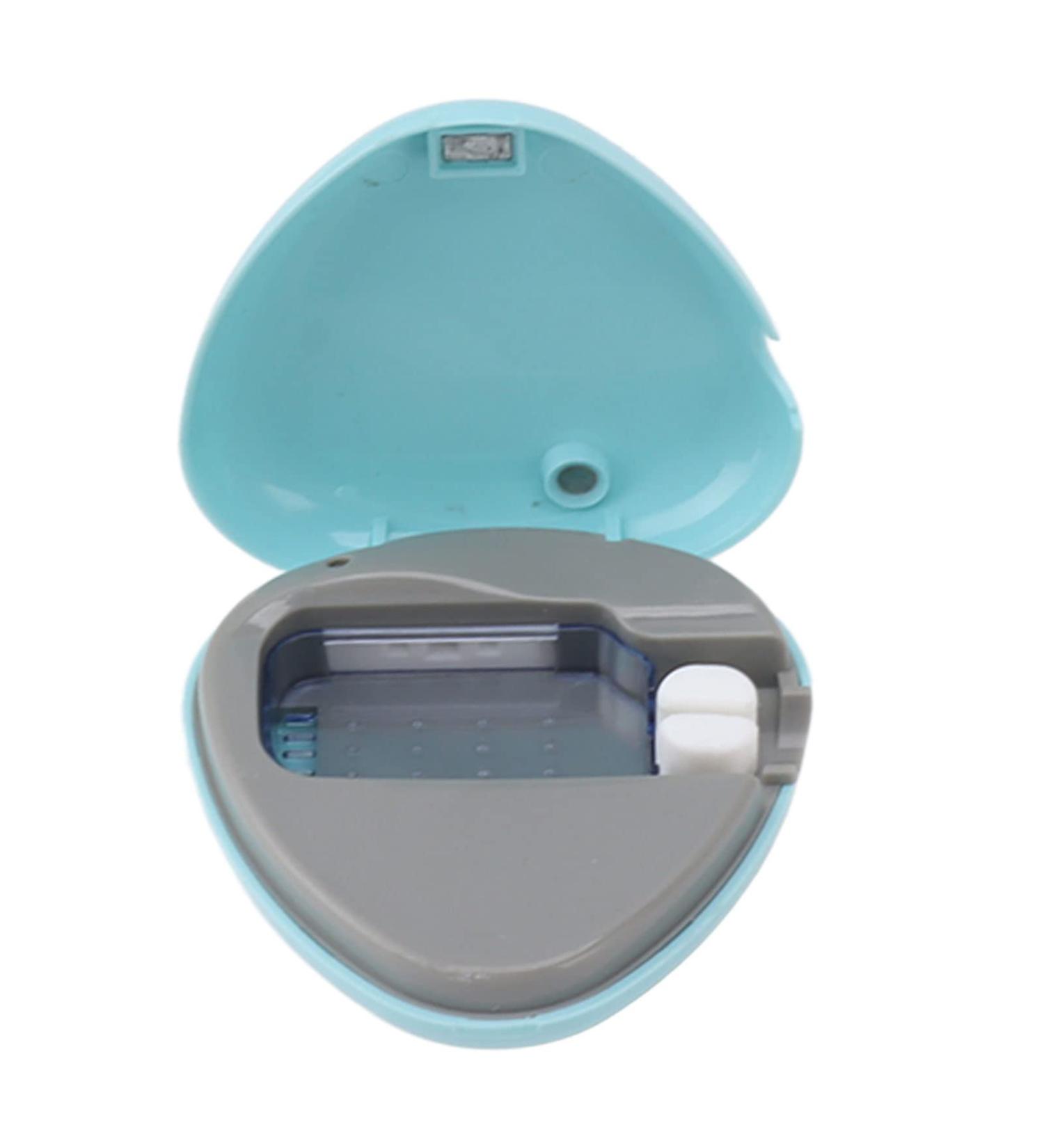 LEYT Toothbrush Sanitizer Cover Efficient Cleaning Portable Easy Operation Toothbrush Sanitizer Case Small Size for Travel Home Office (Blue) - Buy Online on GoSupps.com