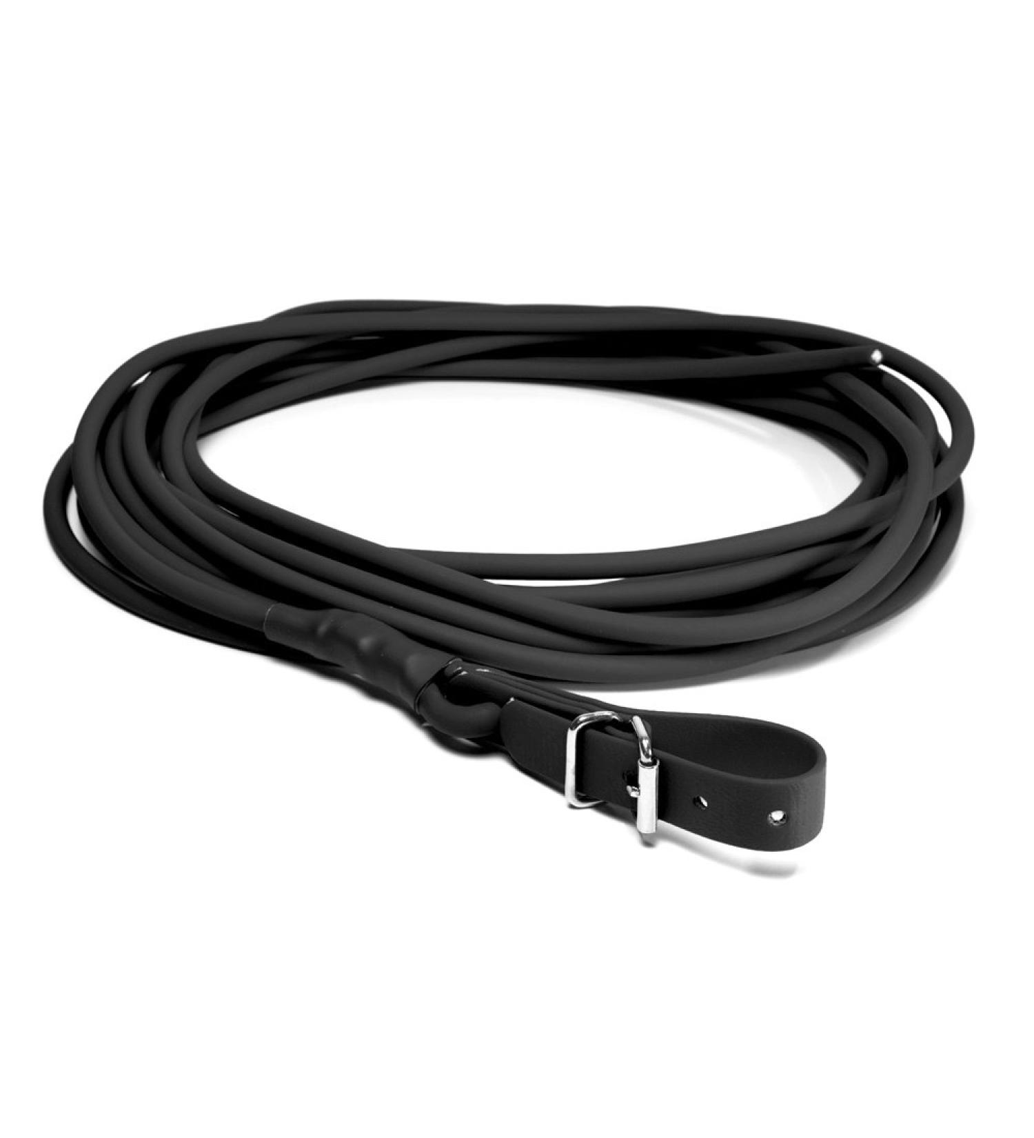 Mystique Biothane tracking line round 8mm 12m black