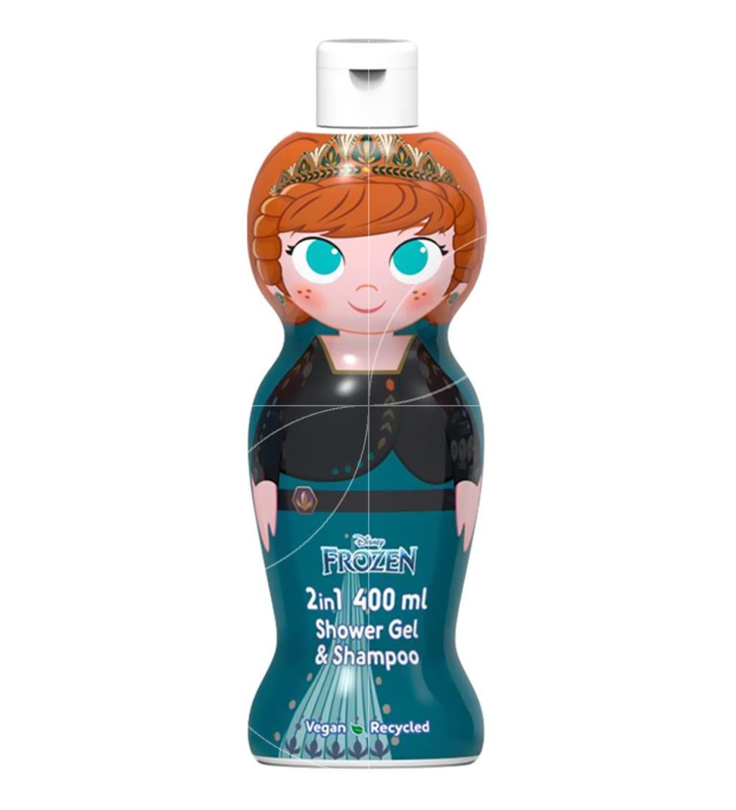 AirVal Air Val Shower Gel Frozen Anna North Queen 400 ml Glasses Shiny Gold One Size for Women Polished Gold