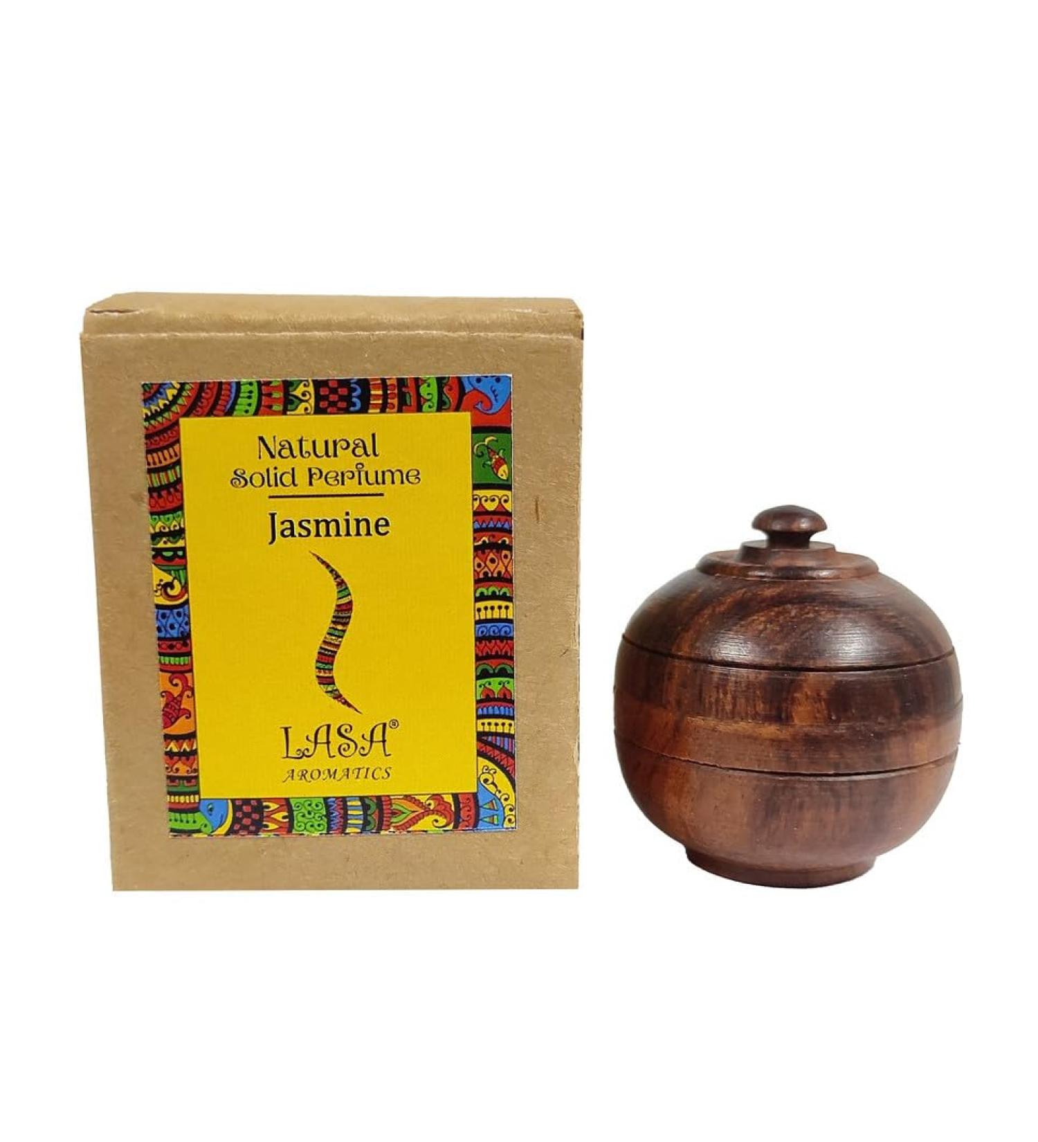 Lasa Aromatics Unisex Jasmine Natural Solid Perfume - Buy Online on GoSupps.com