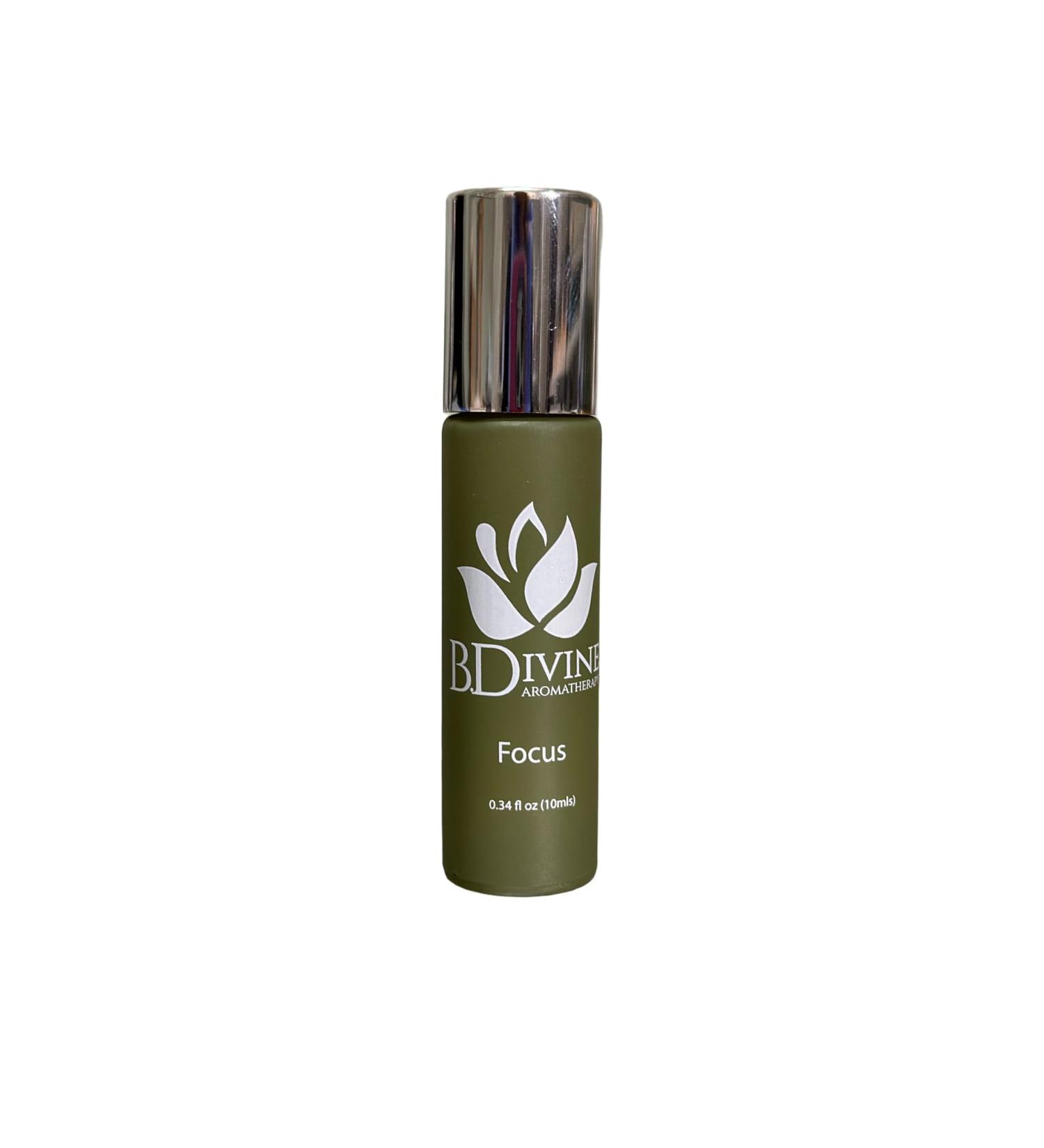 Focus Essential Oil Roll-On | Therapeutic Aromatic Blend for Concentration & Clarity (10ml) - International Shipping Available - Buy Online on GoSupps.com