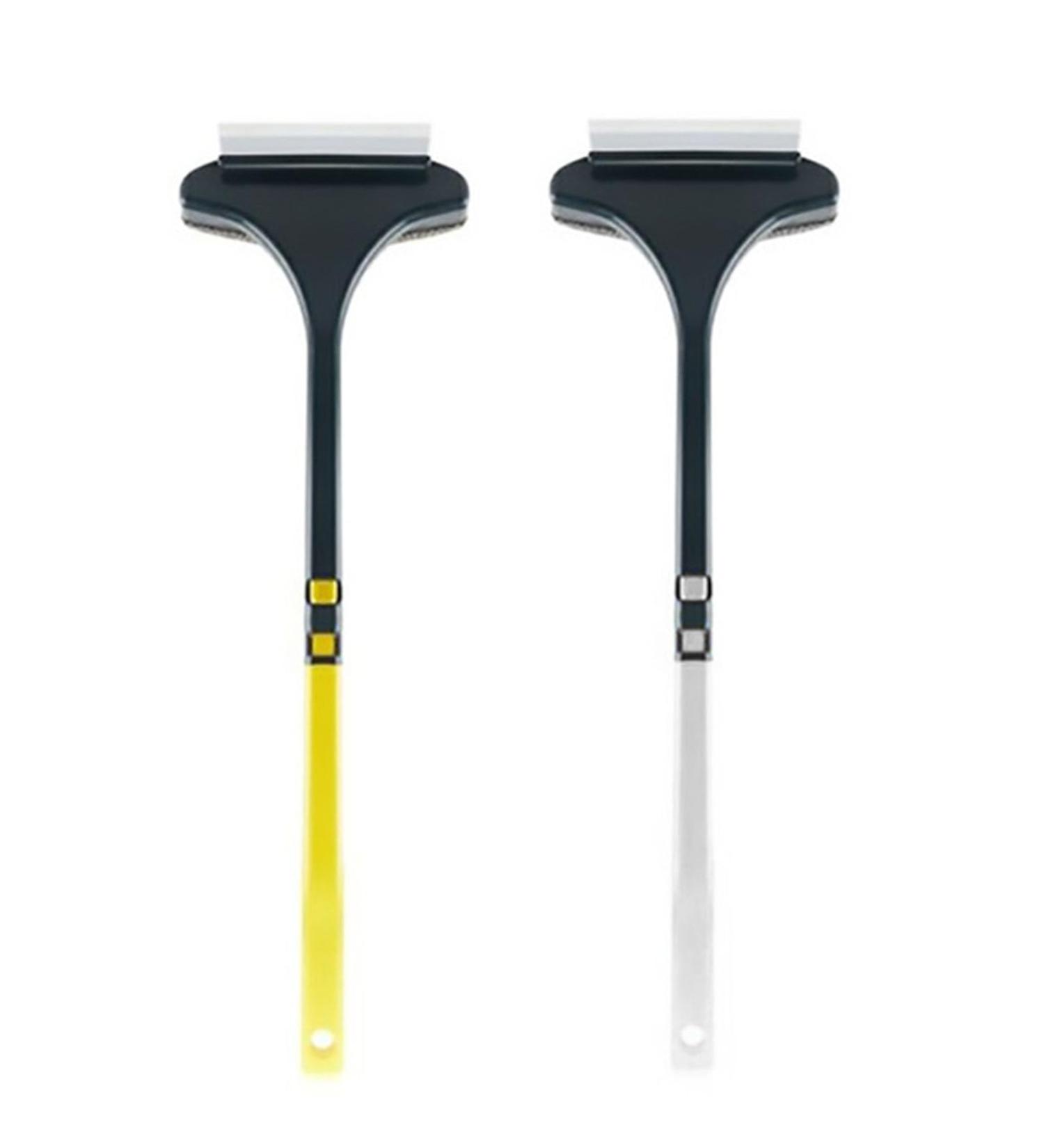 2 in 1 Window Brush Wet and Dry Cleaning Brushes Dualhead Screen Cleaner Glass Cleaning Scraper Scrubber Set - Buy Online on GoSupps.com