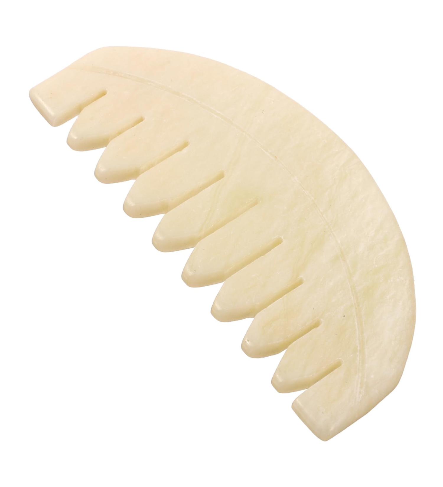 Iwowhero Jade Gua Sha Kamm - Multifunctional Massage Comb & Hair Tool | Chinese Jade Hair Comb & Gua Sha for Relaxation - Buy Online on GoSupps.com