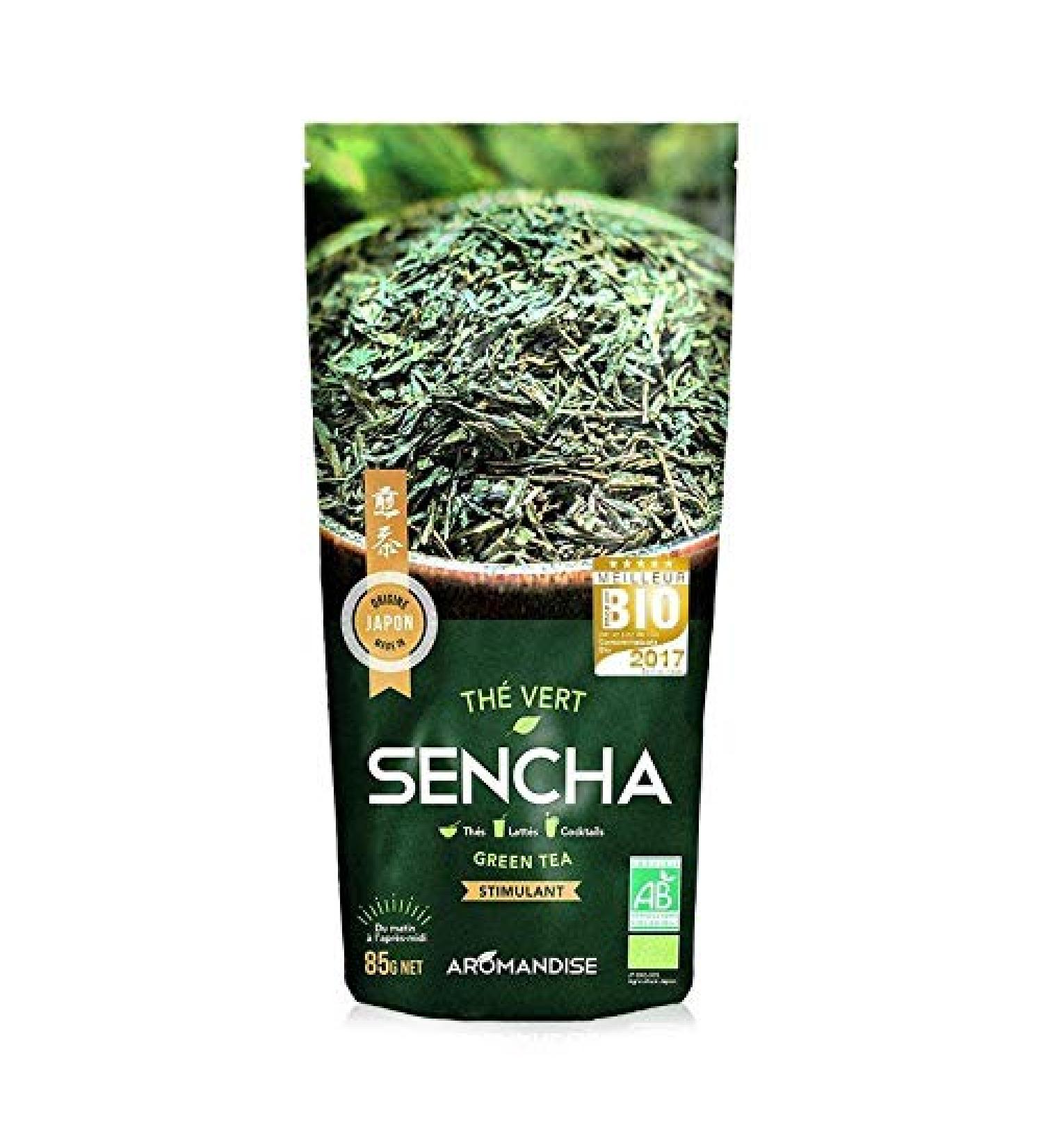  Aromandise Sencha Organic Japanese Green Tea 85g - Buy Online on GoSupps.com