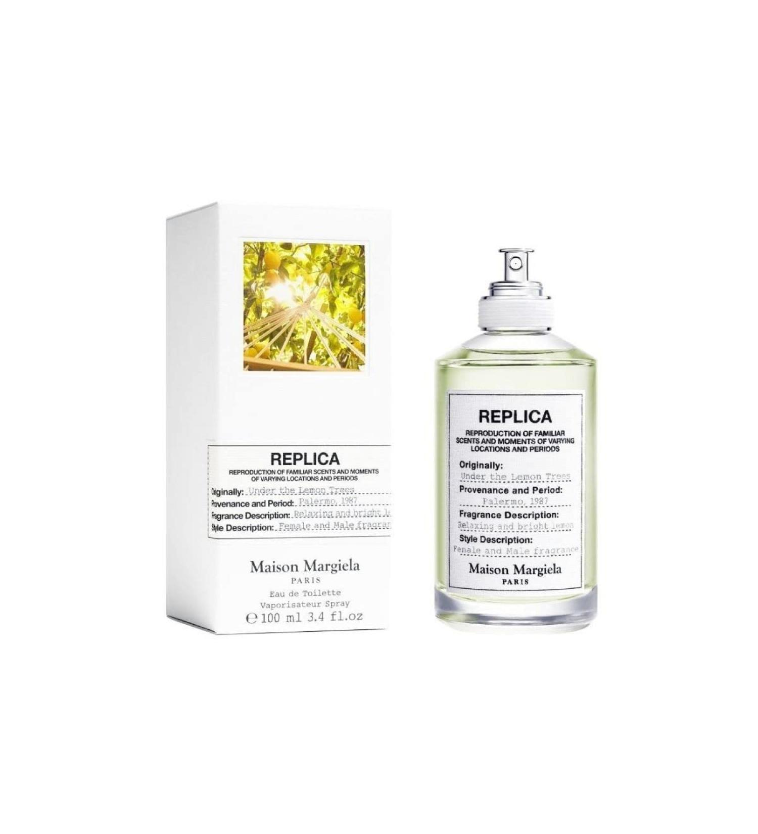 Maison Margiela Replica Under The Lemon Trees for Unisex - 3.4 oz EDT Spray Lemon 3.4 Fl Oz (Pack of 1) - Buy Online on GoSupps.com