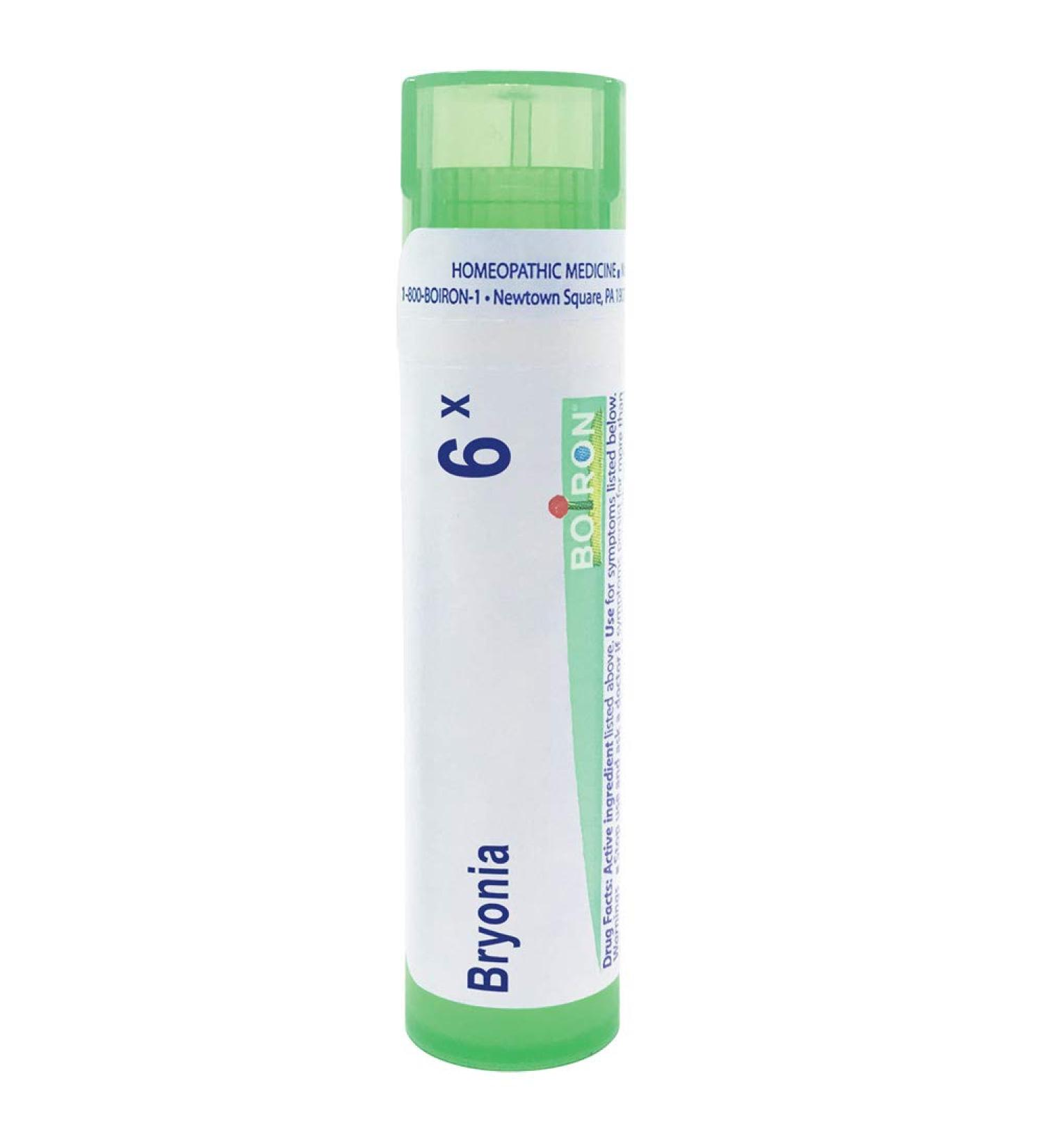 Boiron Bryonia 6X Homeopathic Medicine for Muscle & Joint Pain - 80 Pellets - Buy Online on GoSupps.com