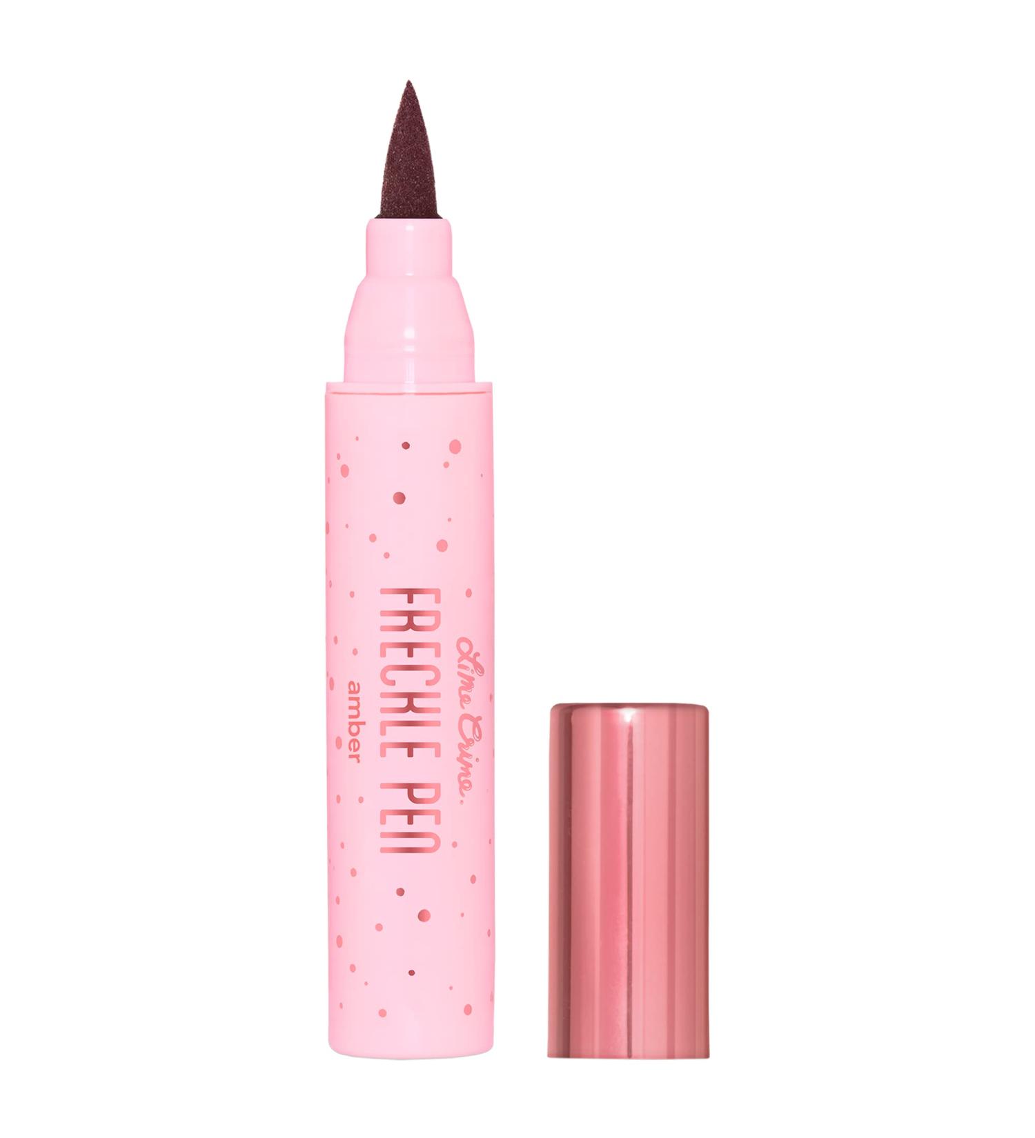Lime Crime Freckle Pen in Amber - Lightweight, Long-Lasting & Waterproof Dot Spot Pen for Natural Freckled Look - Vegan & Cruelty-Free - Buy Online on GoSupps.com