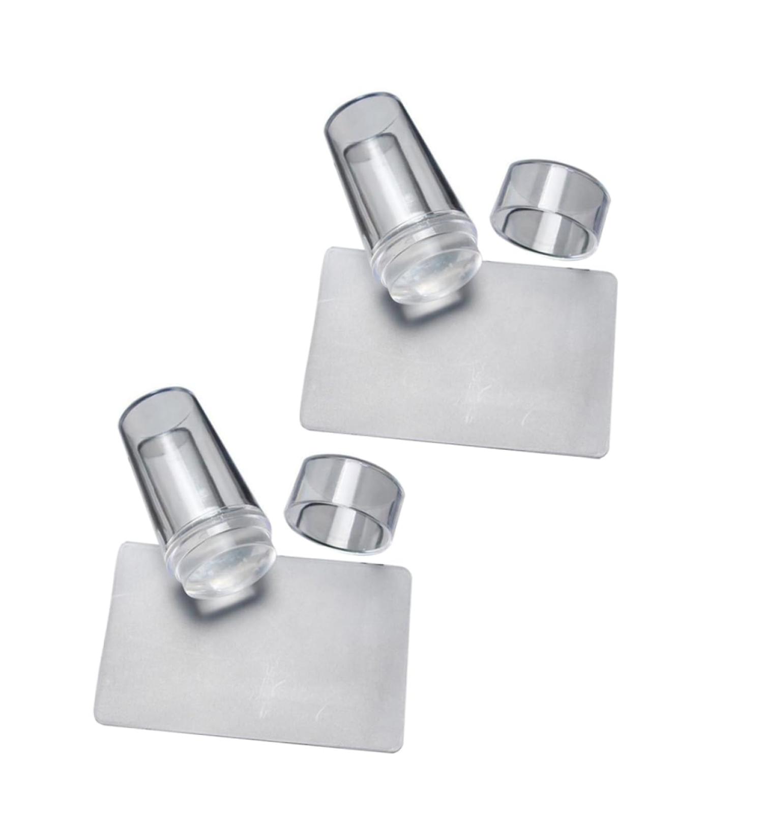 Healeved 2 Sets Nail Art Accessories Clear Nail Stamper Gel Nail Kits Gel Kit for Nail Art Tool Gel Nail Stamping Monomer Acrylic Nail Liquid Nail Art Stamping Kit Manicures Tools French - Buy Online on GoSupps.com