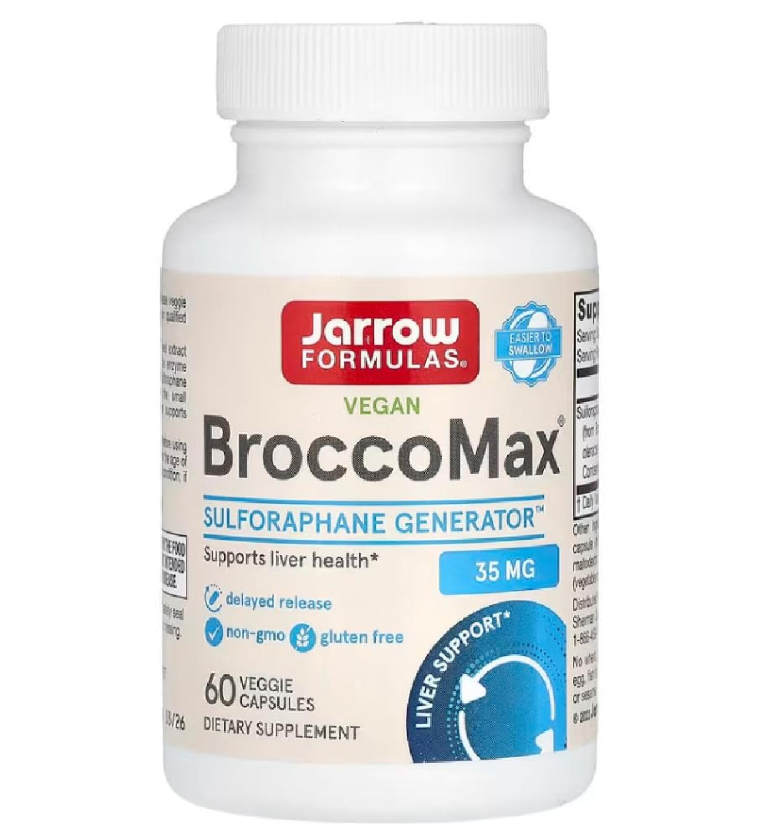  JARROWS Jarrow Formulas - BroccoMax | Broccoli extract to support cell protection - 60 capsules - Buy Online on GoSupps.com