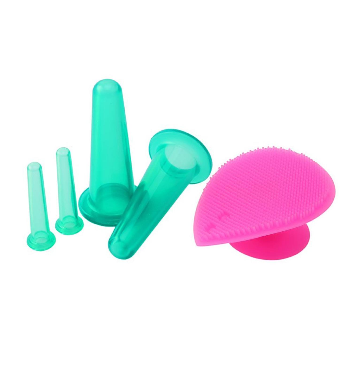 Benkeg Silicone Cut - 5-Piece Face Eye Cupping Set for Facial Lifting Massage | Skin Beauty & Health Care Tools - Buy Online on GoSupps.com