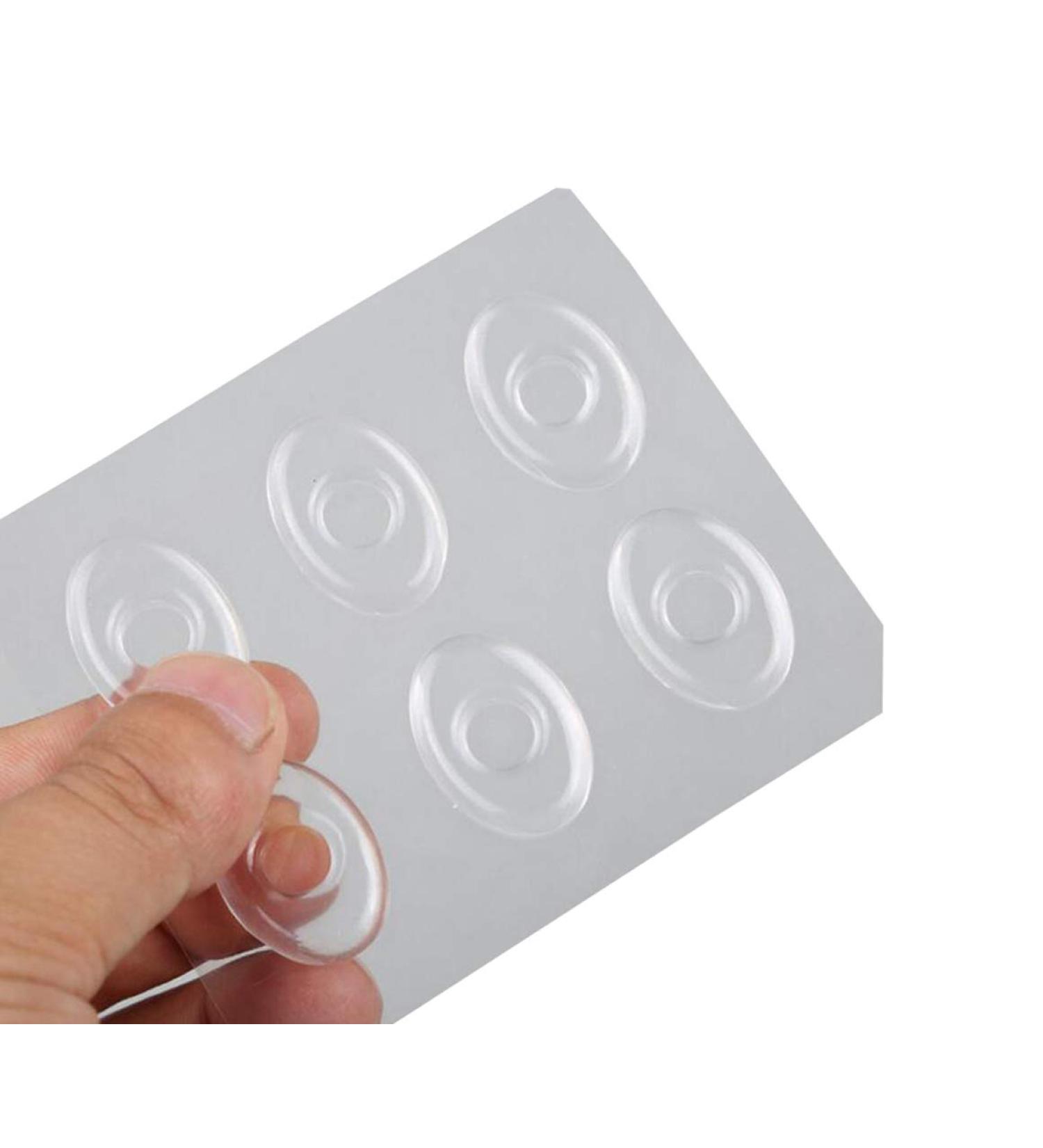 Transparent Oval Gel Foot Corn Rings - 36 Pcs, Self-Adhesive Corn Pads & Callus Cushions for Foot Protection - Buy Online on GoSupps.com