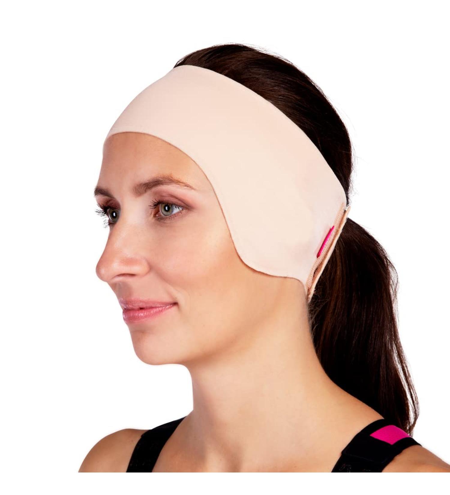 Postoperative Compression Headband PU 03 by LIPOELASTIC XS - Beige | International Shipping Available - Buy Online on GoSupps.com