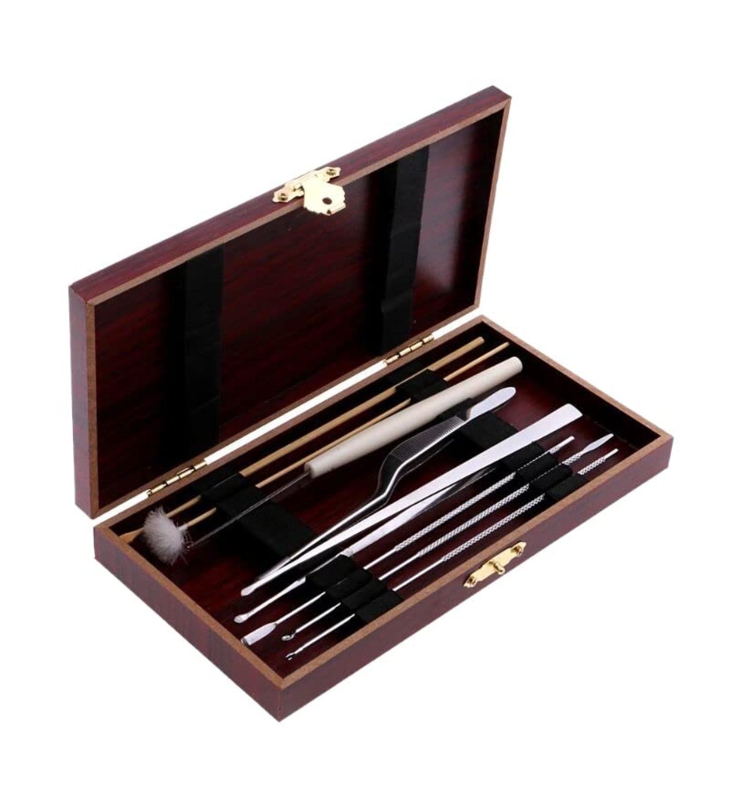 8Pcs Ear Pick Cleaning Health Care Tool - Ear Wax Remover Curette Kit - Buy Online on GoSupps.com