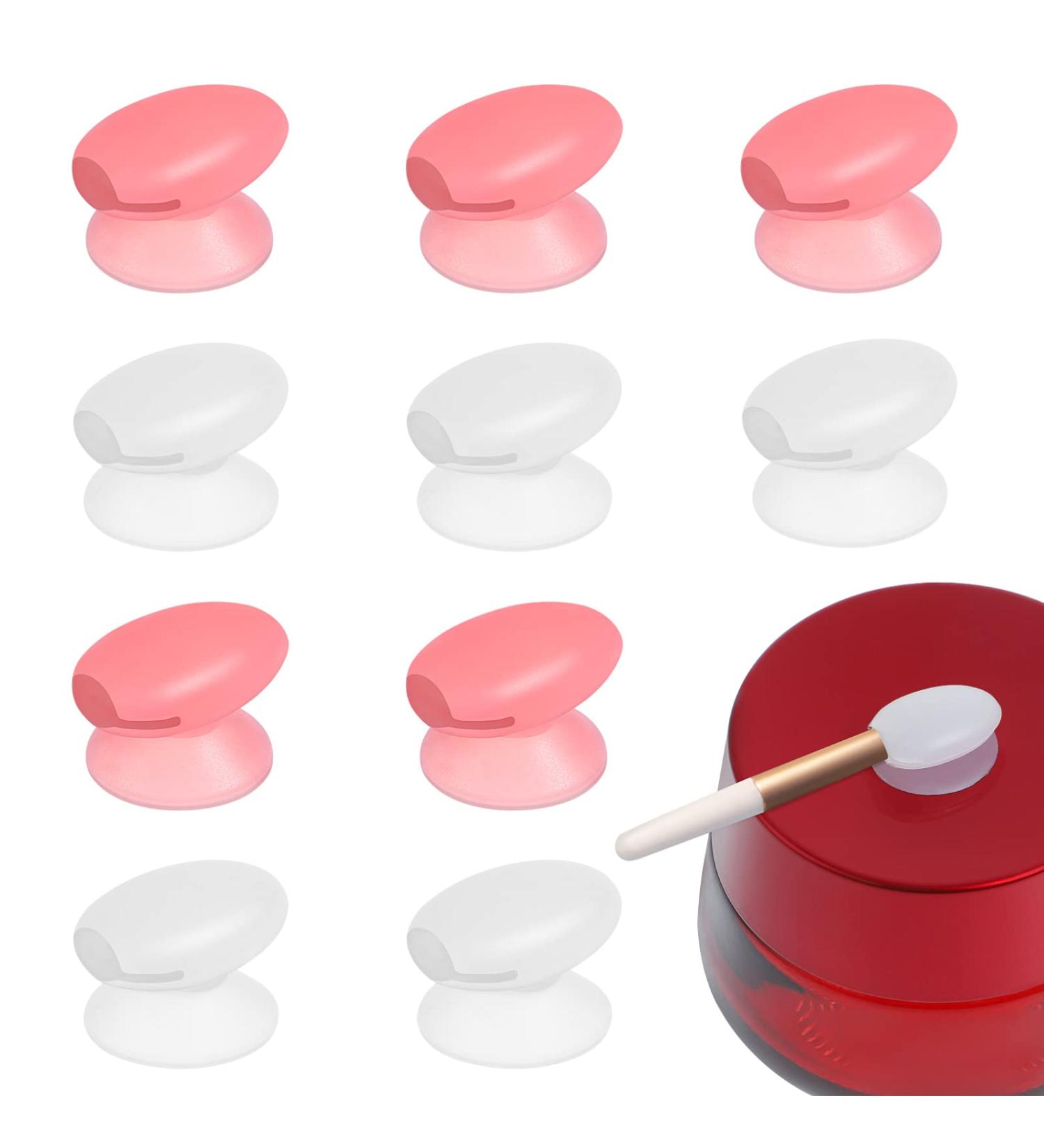 Beaupretty 10PCS Lip Brush Cover Silicone Applicators - Makeup Brush Guards for Women - Perfect for Lip Masks & Beauty Care - Buy Online on GoSupps.com