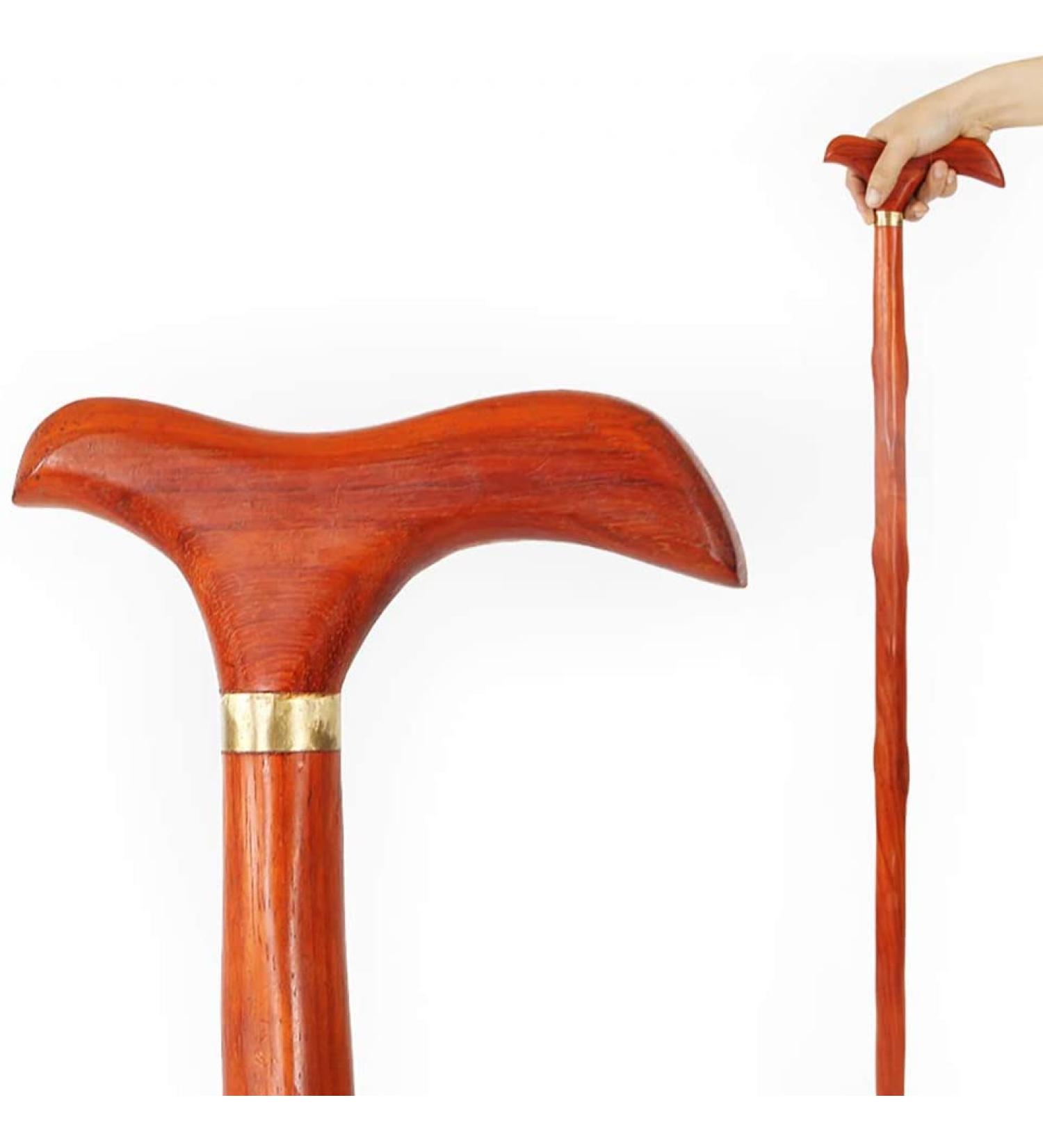 WoodeCane Solid Walking Stick Sculpture Crutch Old MaWalking Stick Walker Elderly Cane WoodeCane Walking Stick for Meand Womefor Elderly Se Run forward - Buy Online on GoSupps.com