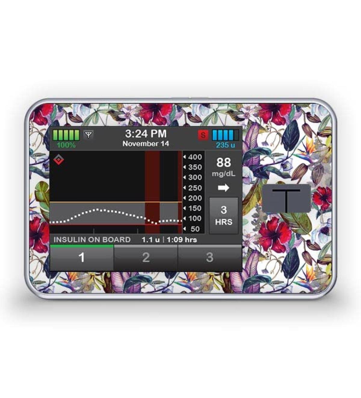 Diasticker | Tandem t:slim X2 Sticker/Decal - Wild Flowers