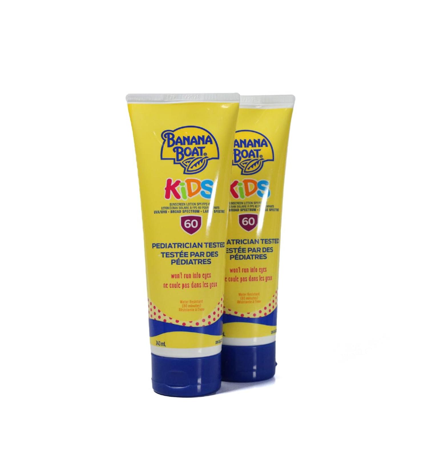 Kids Tear Free Sunscreen Lotion Broad Spectrum SPF 60 240mL (2) - Buy Online on GoSupps.com