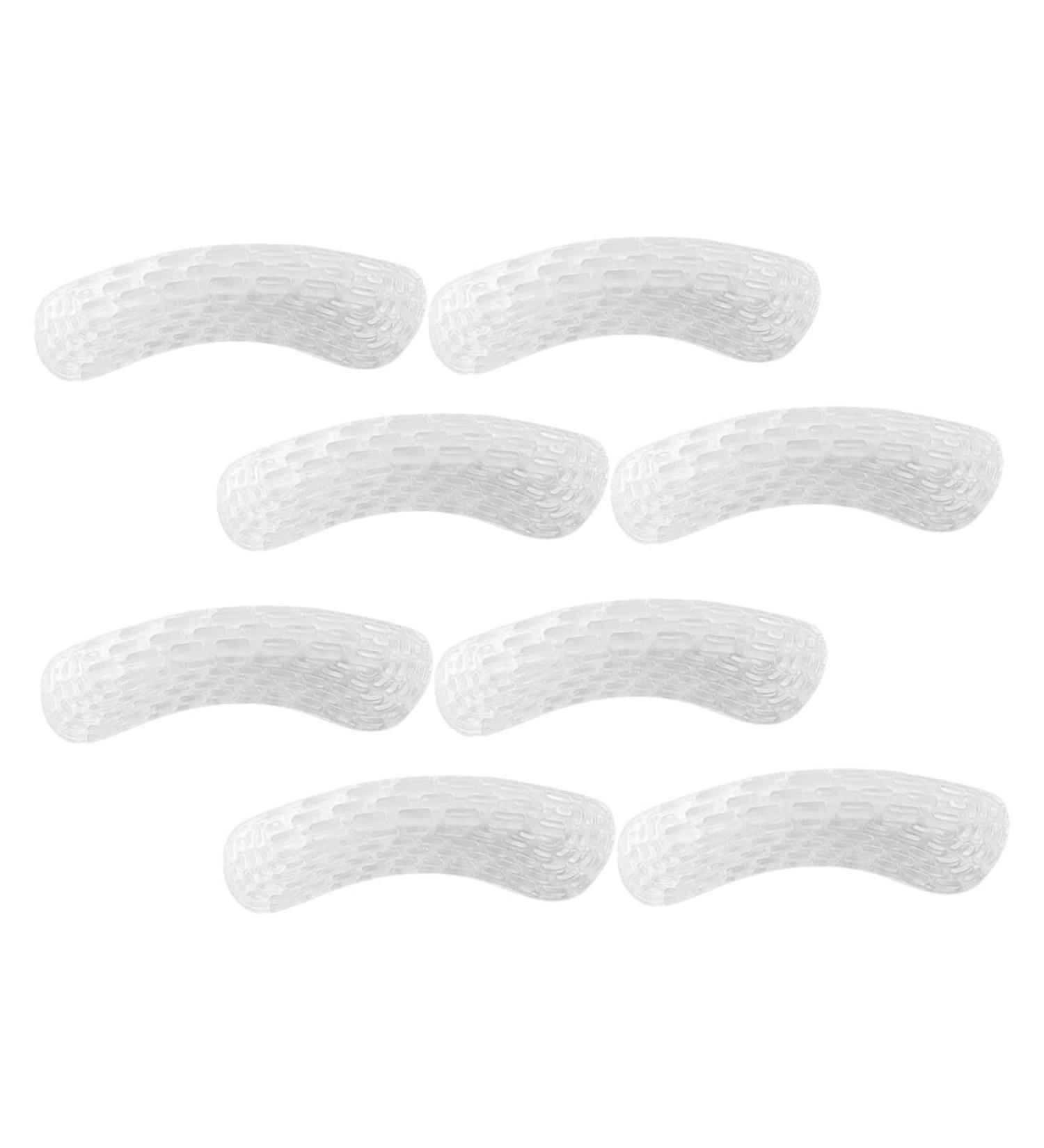 FRCOLOR High Heel Stickers - 4 Pairs Breathable Heel Pads & Inserts for Foot Protection | Transparent Adhesive Liners for Blush Heels & Sneakers - Buy Online on GoSupps.com