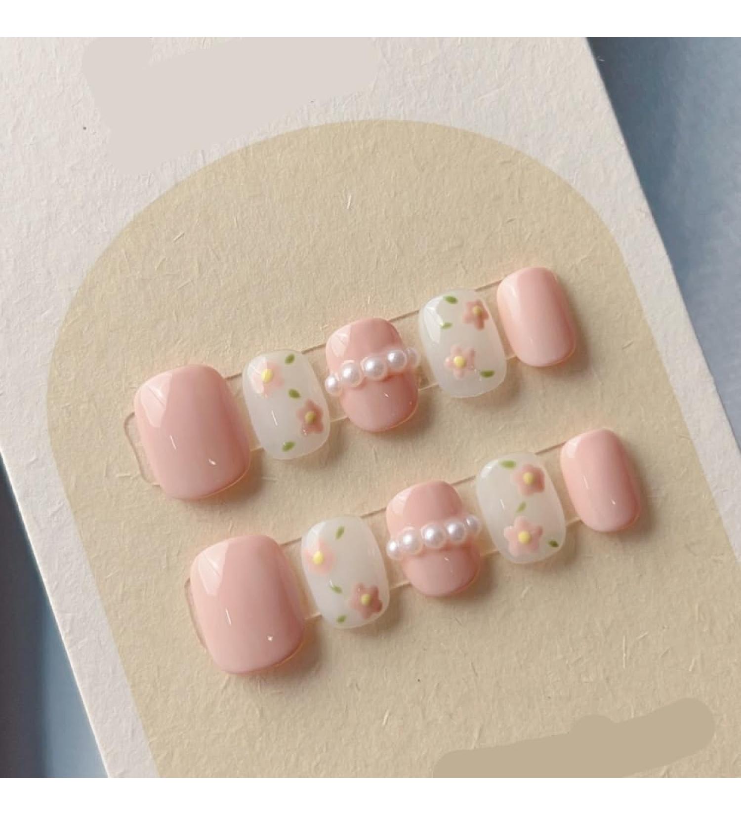 Detachable Handmade false nails with design dopamine bubble love girl press on Nail enhancement false nails (Color : 14 Size : XS) - Buy Online on GoSupps.com
