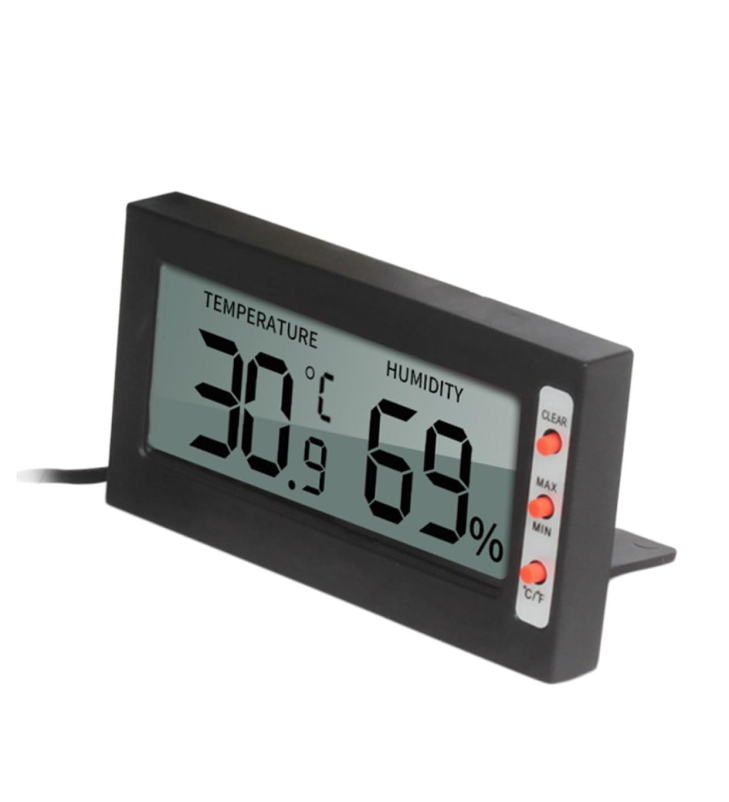 Buy POPETPOP Thermometer & Humidity Meter for Reptiles | Accurate Hygrometer for Turtles & Climbing Pets - International Shipping Available - Buy Online on GoSupps.com
