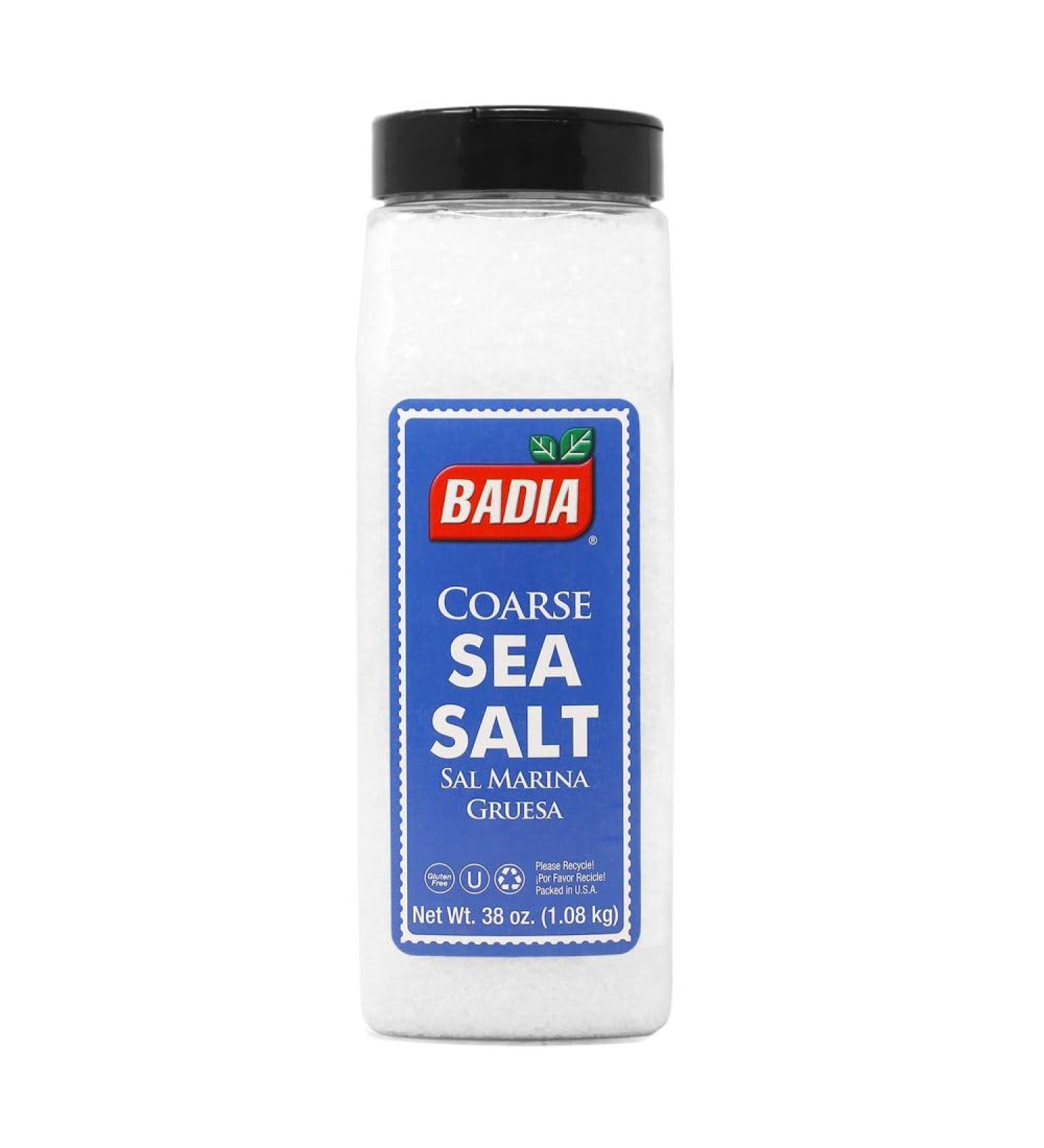 Badia Sea Salt Coarse - (38 oz) 1.08kg