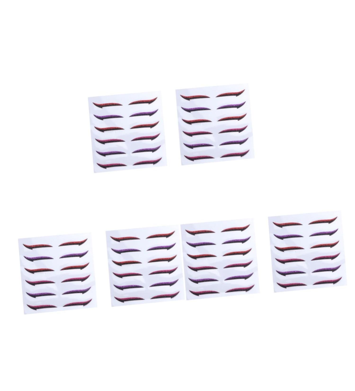 Angoily 36 Pairs Glitter Eyeliner Fiber Eyelid Lift Strip Glitter Tape Reusable Double Eyelid Tape Woman Makeup Accessory Makeup Eyelid Tape Sticker Natural Miss Eye Gel - Buy Online on GoSupps.com