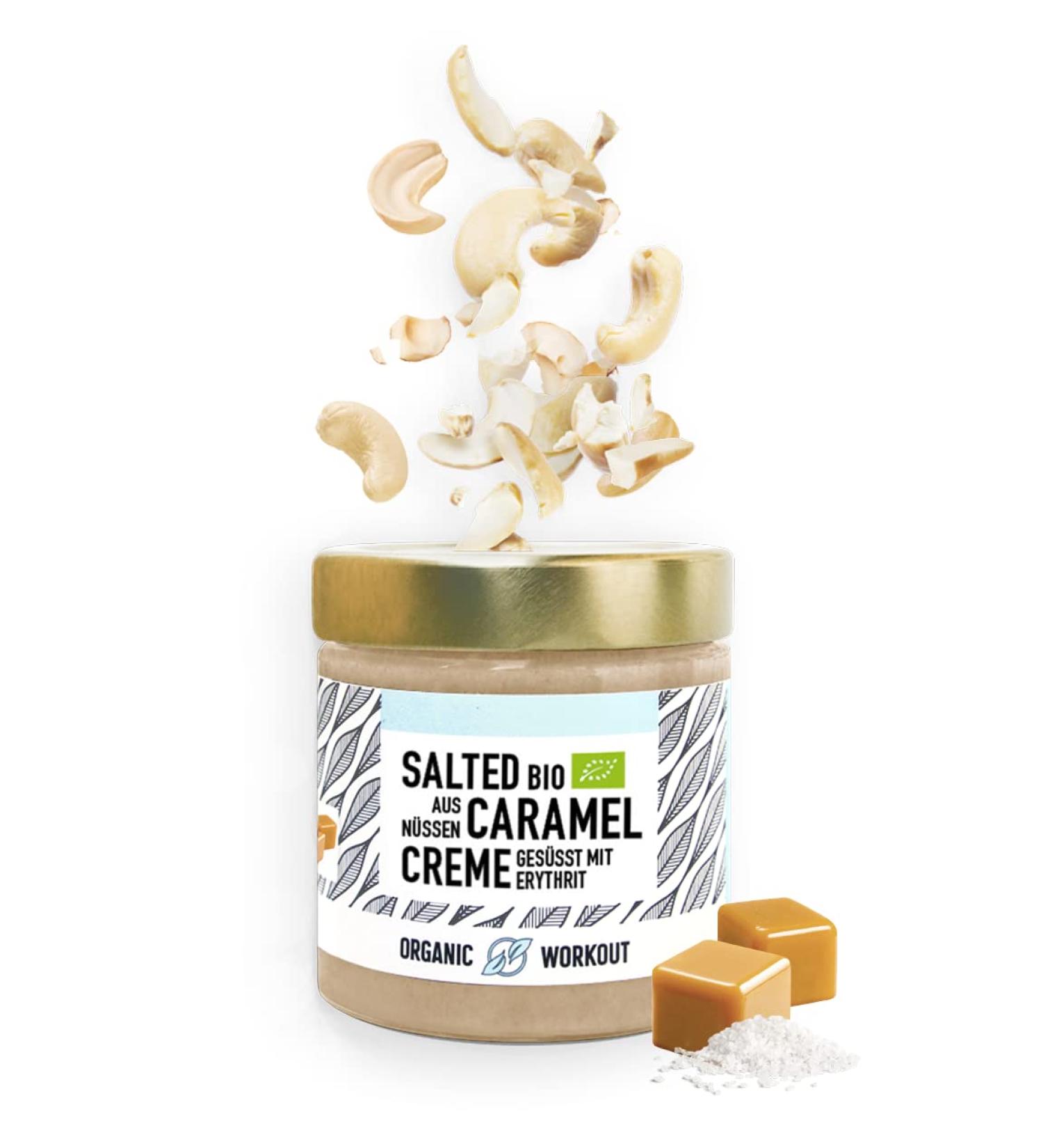 Bio-Almond Whey Protein with Erythritol & Vanilla - Low Carb Sugar-Free | Organic Salted Caramel 190g - International Shipping Available - Buy Online on GoSupps.com