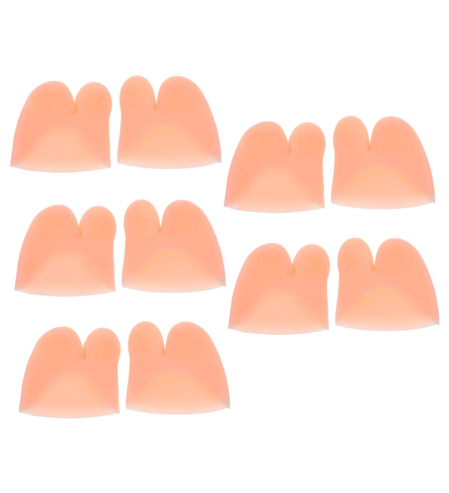 FRCOLOR 5 Pairs Silicone Ballet Pointed Toe Pads | Dance Shoe Forefoot Protectors - Comfortable & Durable - Buy Online on GoSupps.com