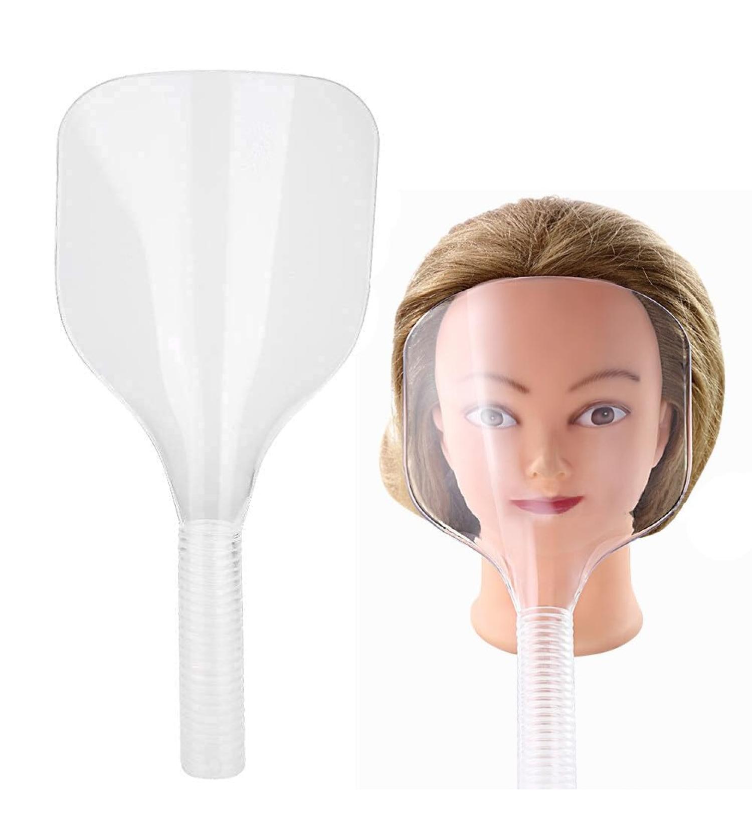 Hair Spray Shield Professional Plastic Hairspray Face Shield Hair Barber Salon Hairdressing Hairspray Mask Shield Face/Eyes Spray Shield Protect Styling Tools (Clear) - Buy Online on GoSupps.com