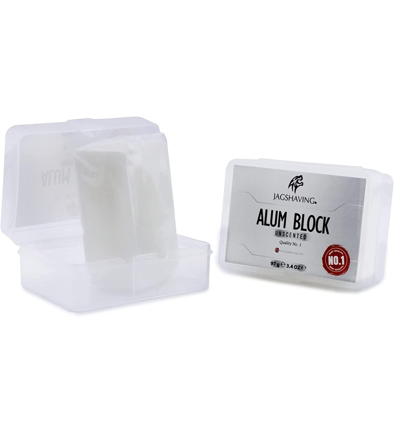 Natural Alumen Stone for After Shave | Antiseptic Alaun Block | Soothes Razor Irritation - Buy Online on GoSupps.com