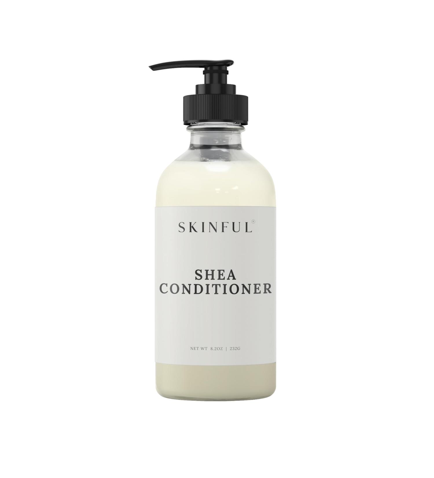 Skinful Shea Conditioner for Dry Damaged Hair | Deep Hydrating Rinse-Off Conditioner | 8.2oz - Shop Internationally - Buy Online on GoSupps.com