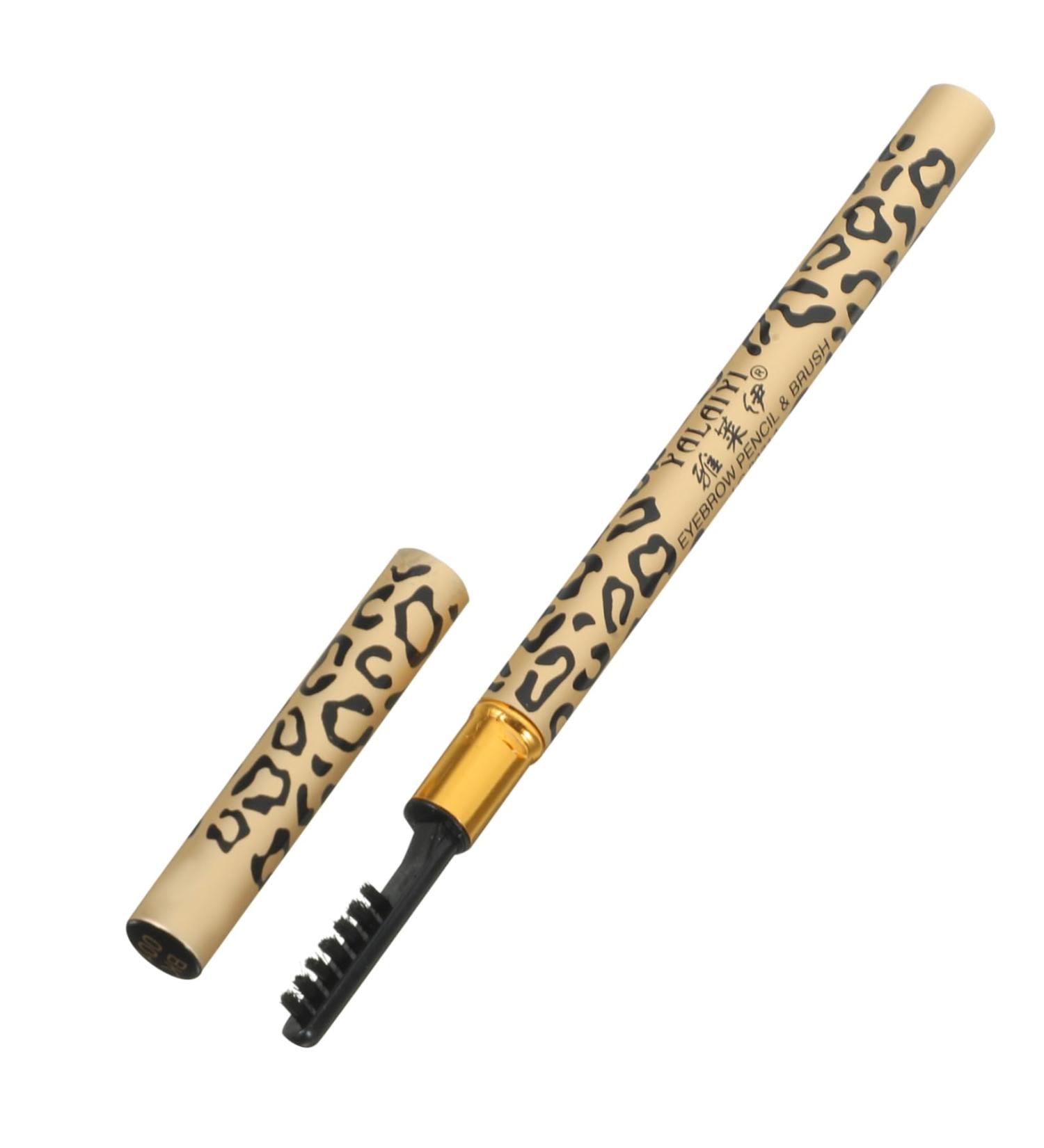 PLAFOPE 4 Pcs Makeup Eyebrow Pencils Eyebrow Pencil with Brush Makeup Eyeliner Grey Brow Pencil Black - Buy Online on GoSupps.com