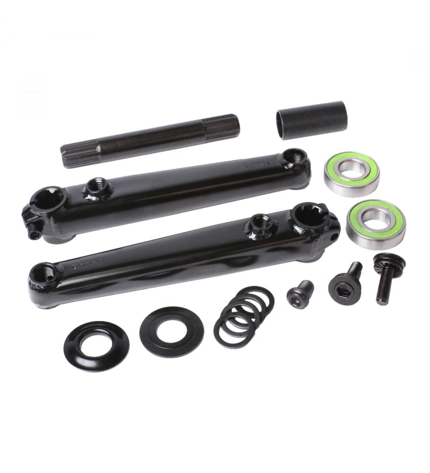 Sunday Saker v2 Cranks - 170mm, with 19mm MID BB Left or Right Hand Drive, Black