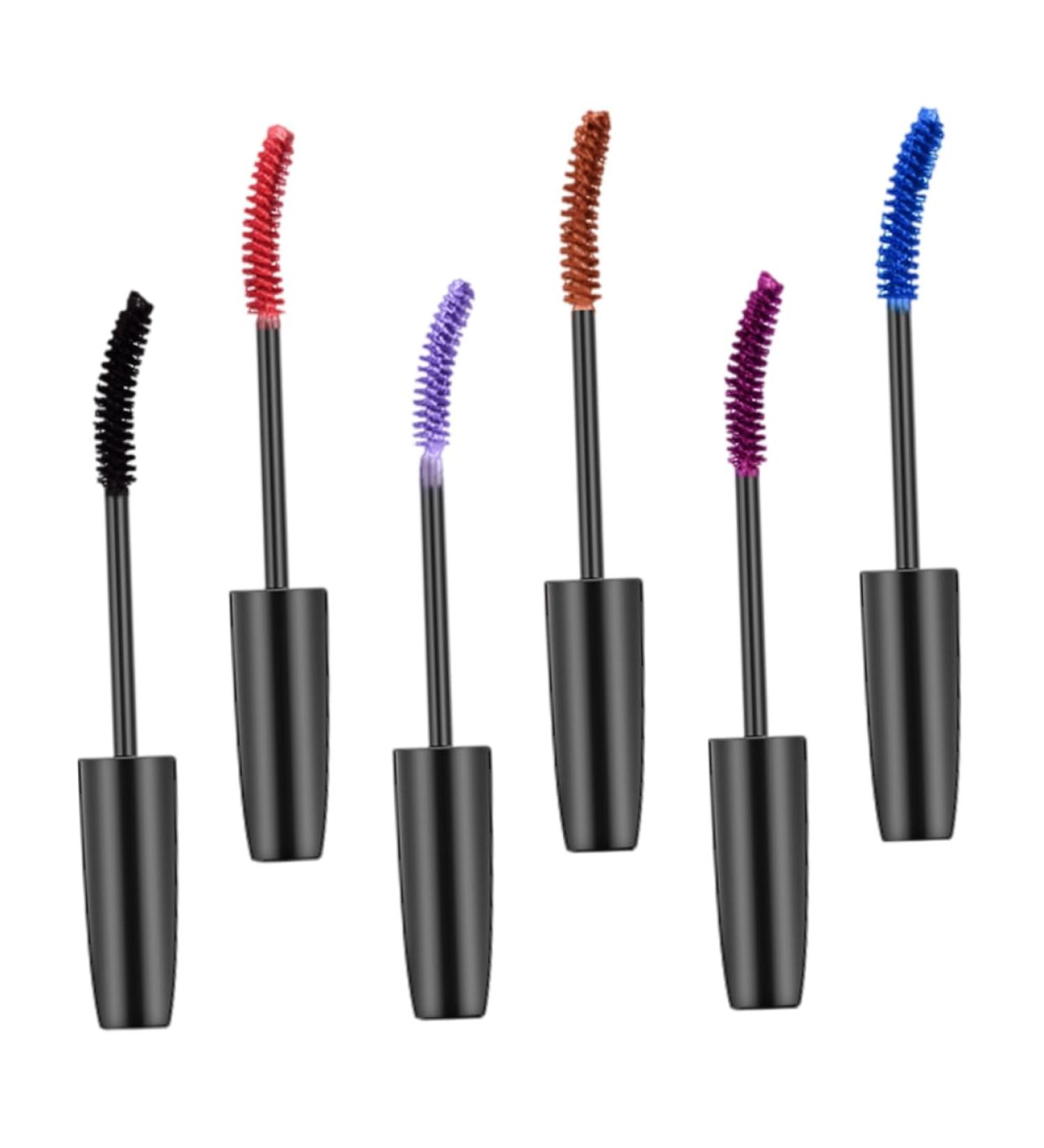 VINTORKY 6pcs Colored Mascara Ultra-fine Mascara Lady Mascara Makeup Mascara Gold Arabic Perfume Bottle Abs - Buy Online on GoSupps.com