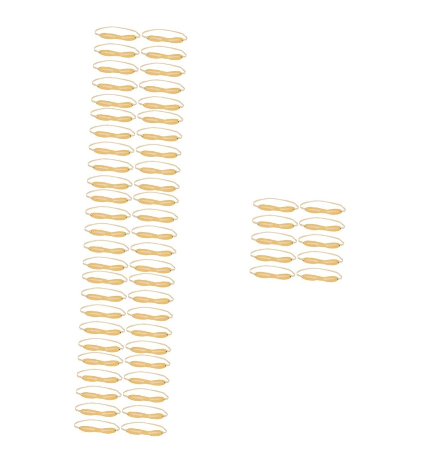 Angoily 60 Pcs Eyebrow Practice Skin Fake Skin Eyebrow Headband Practice Tool Eyebrow Pencil Artificial - Buy Online on GoSupps.com