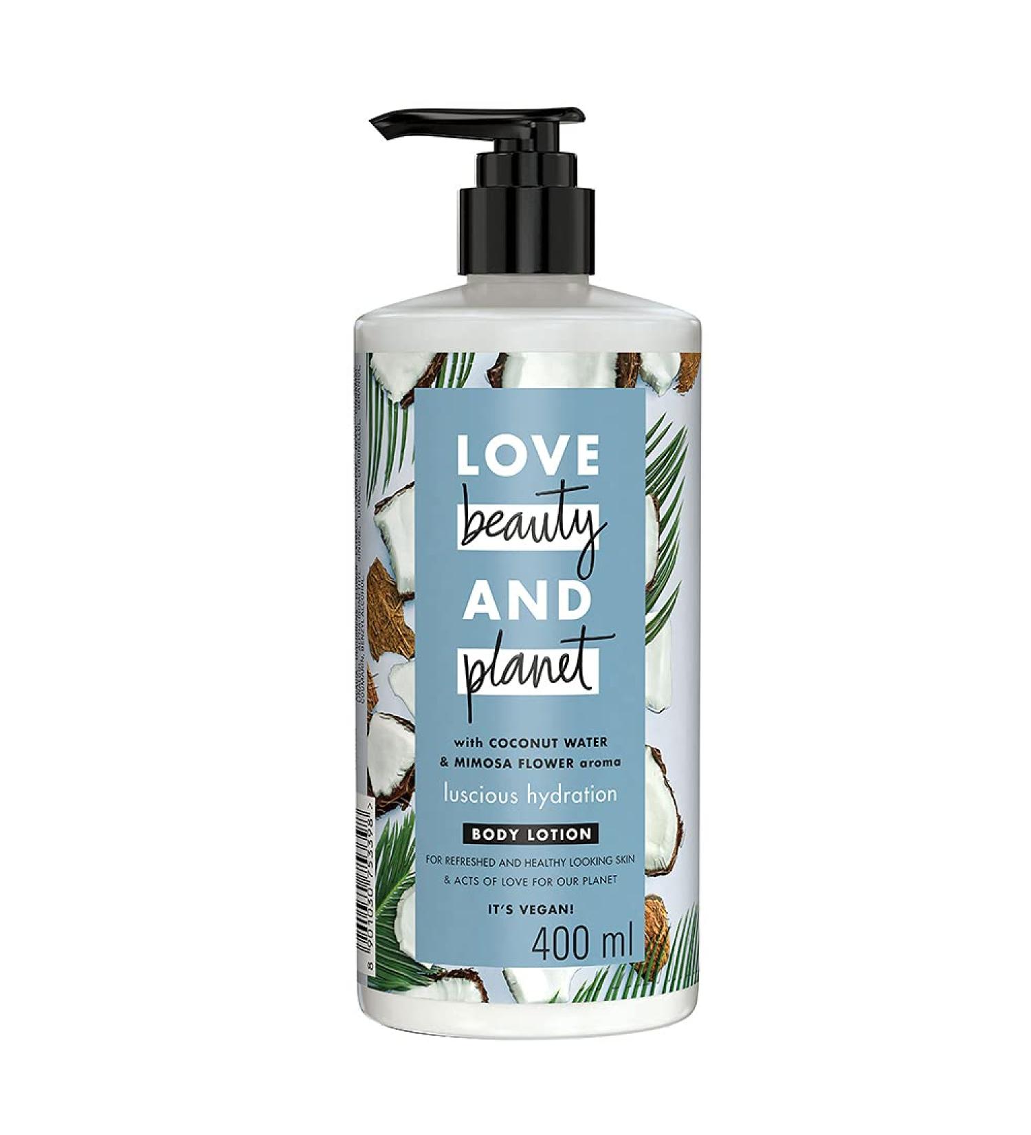 Love Beauty & Planet Coconut Water and Mimosa Flower Body Lotion - 400ml - Buy Online on GoSupps.com