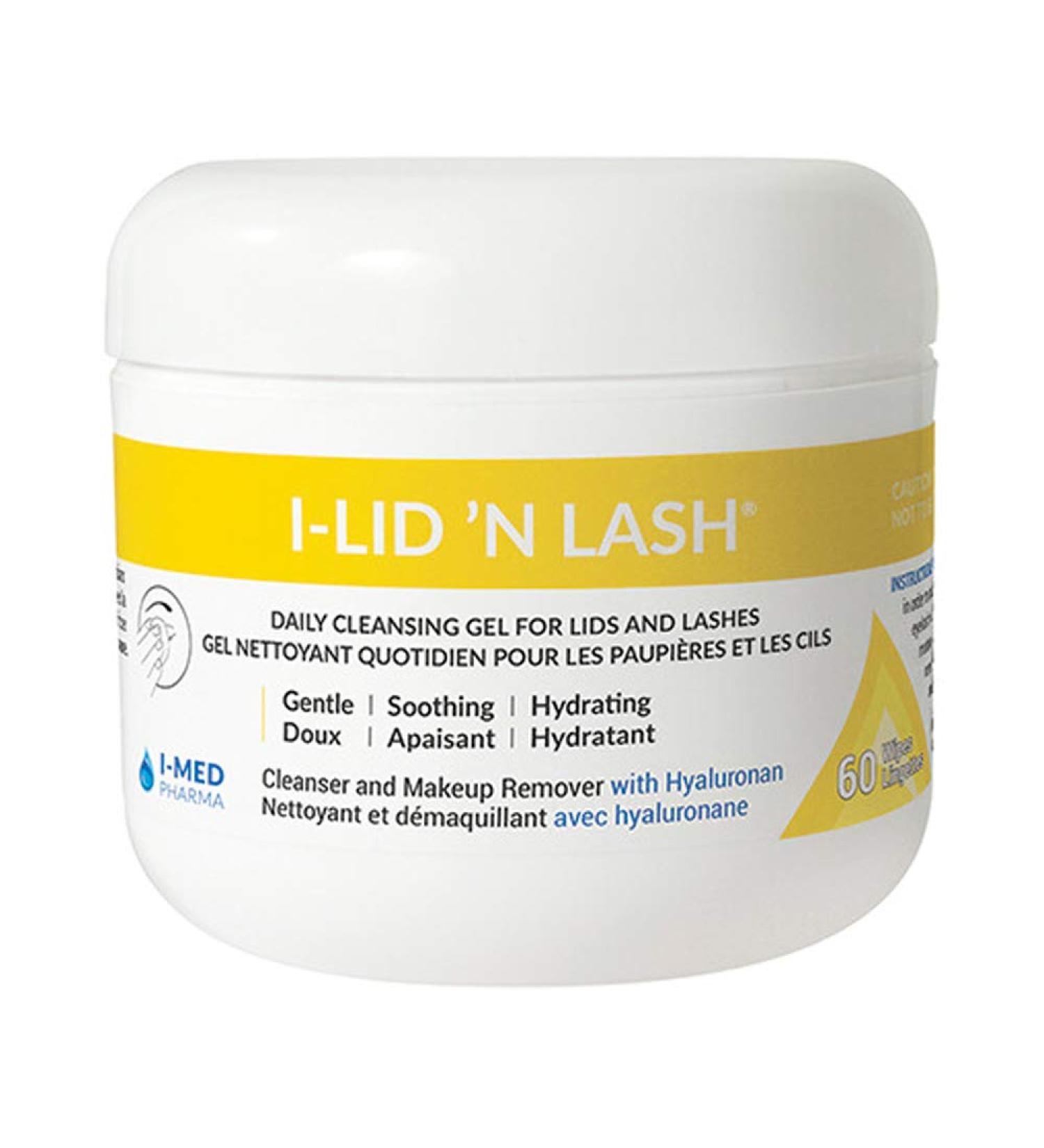 I-Lid 'N Lash | Daily Cleansing Gel for Lids and Lashes (60 Wipes) (I-Lid 'N Lash)