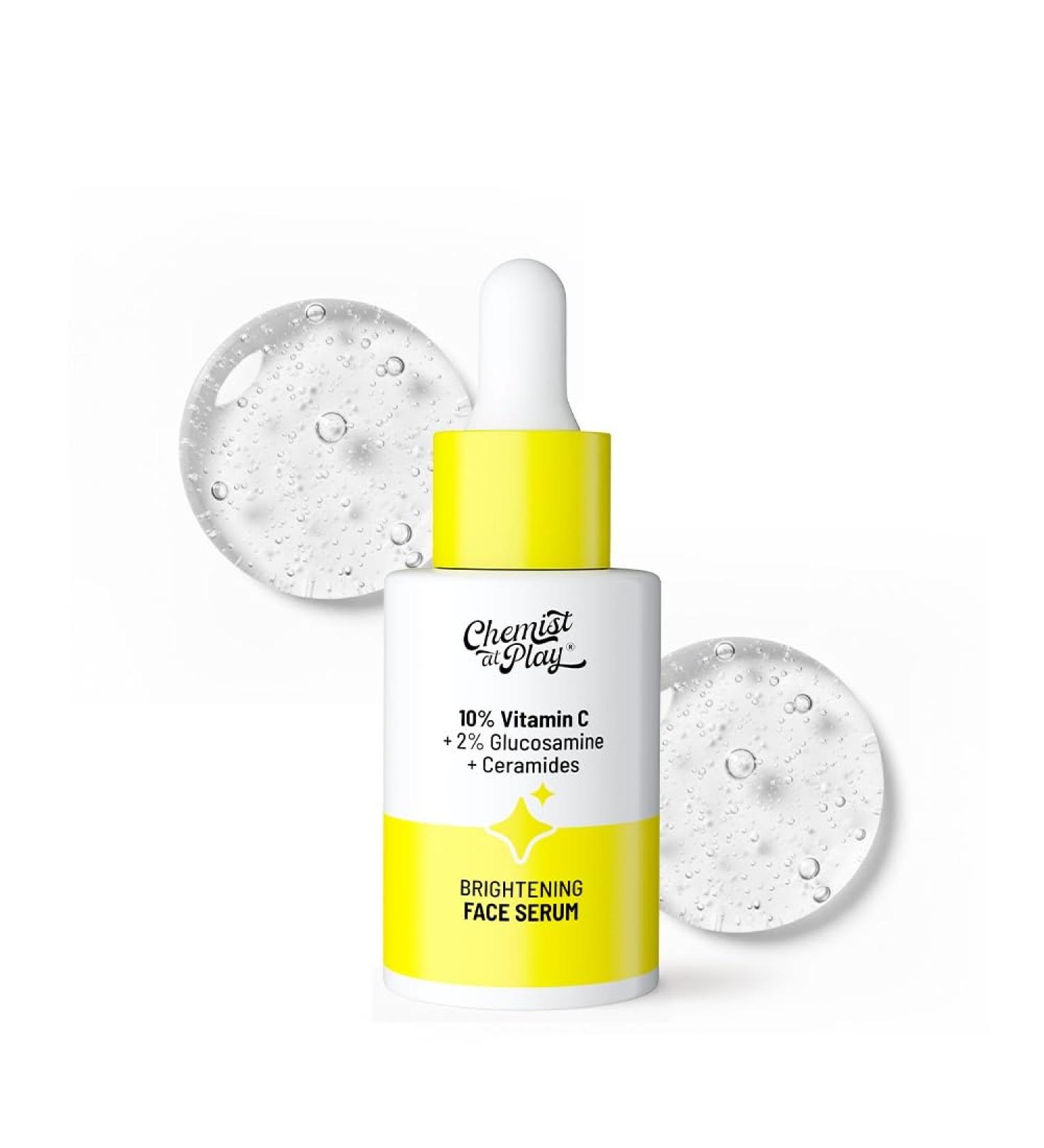 Chemist At Play Vitamin C Face Serum | Lightweight Daily Serum for Skin Care Routine | 30ml Vitamin C -30ml - Buy Online on GoSupps.com