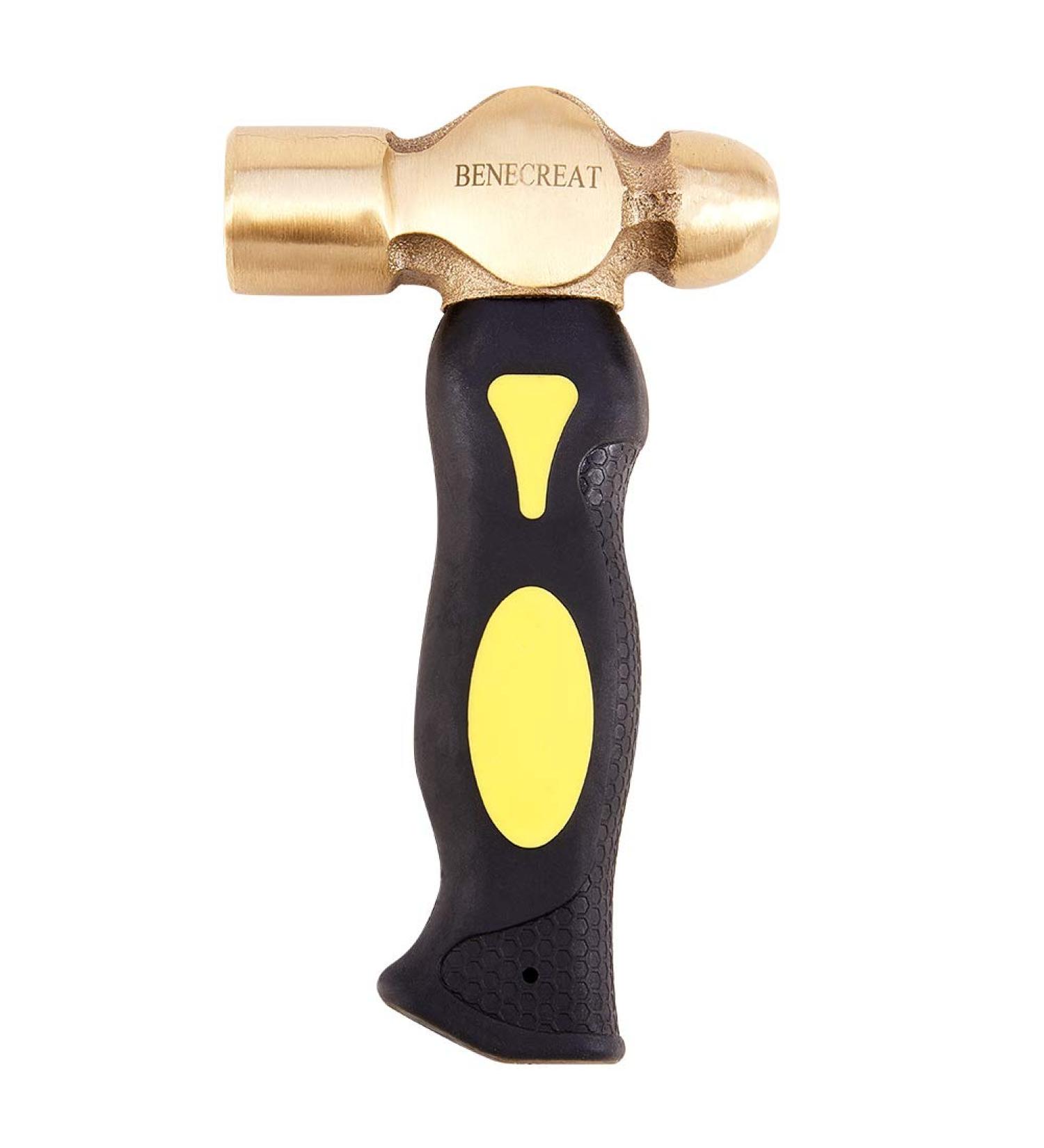 BENECREAT 1lb Brass Metal Stamping Hammer for Jewelry Making - 6.3 Long - Buy Online on GoSupps.com