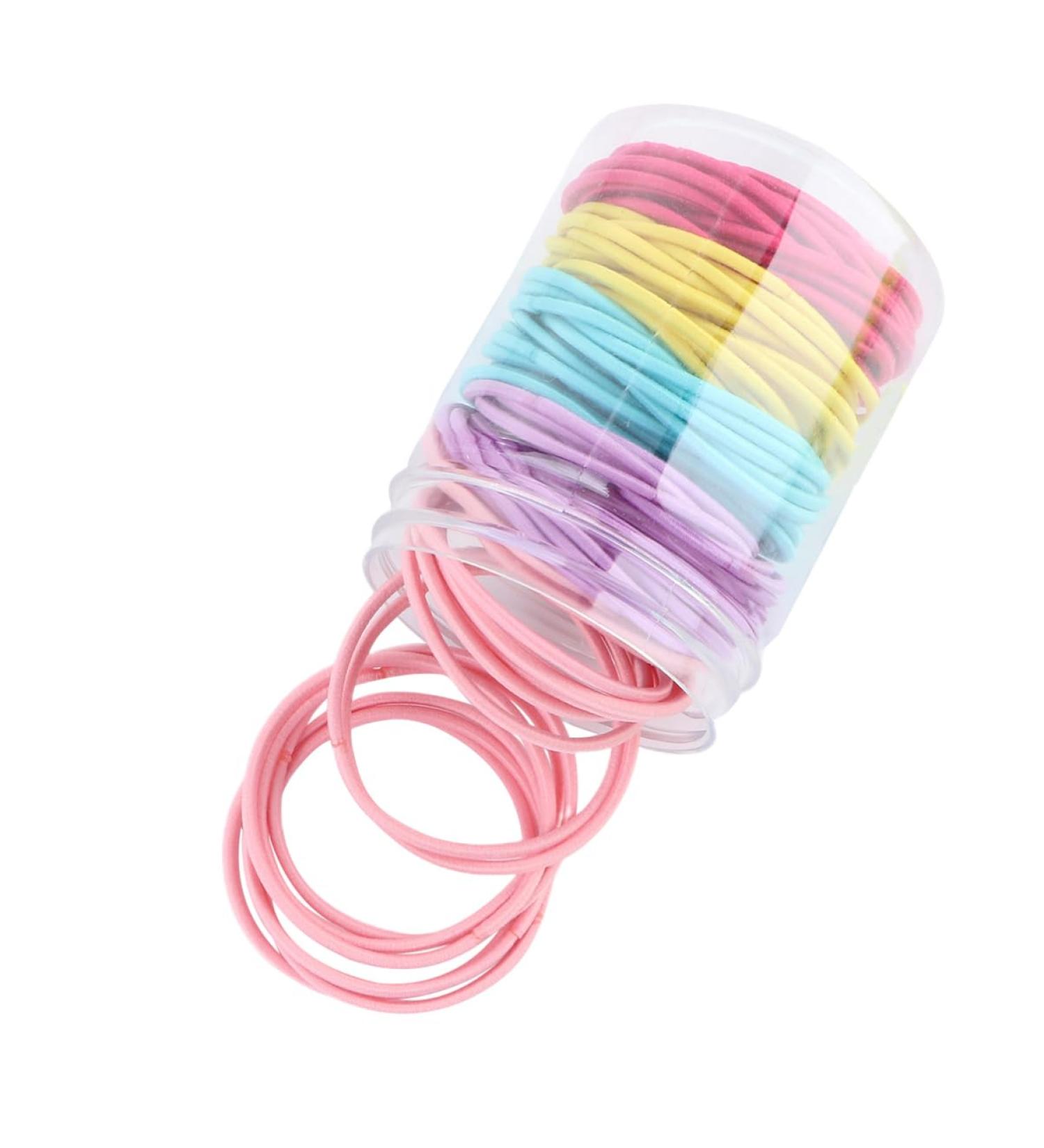 minkissy 2 Boxes Stretchy Hair Ties Bracelet Hair No Crease Hair Ties Mini Hair Elastics Elastic Bracelets Seamless Hair Bands Wrap Bracelets for Women Hair Ring Women's Ribbon Small - Buy Online on GoSupps.com