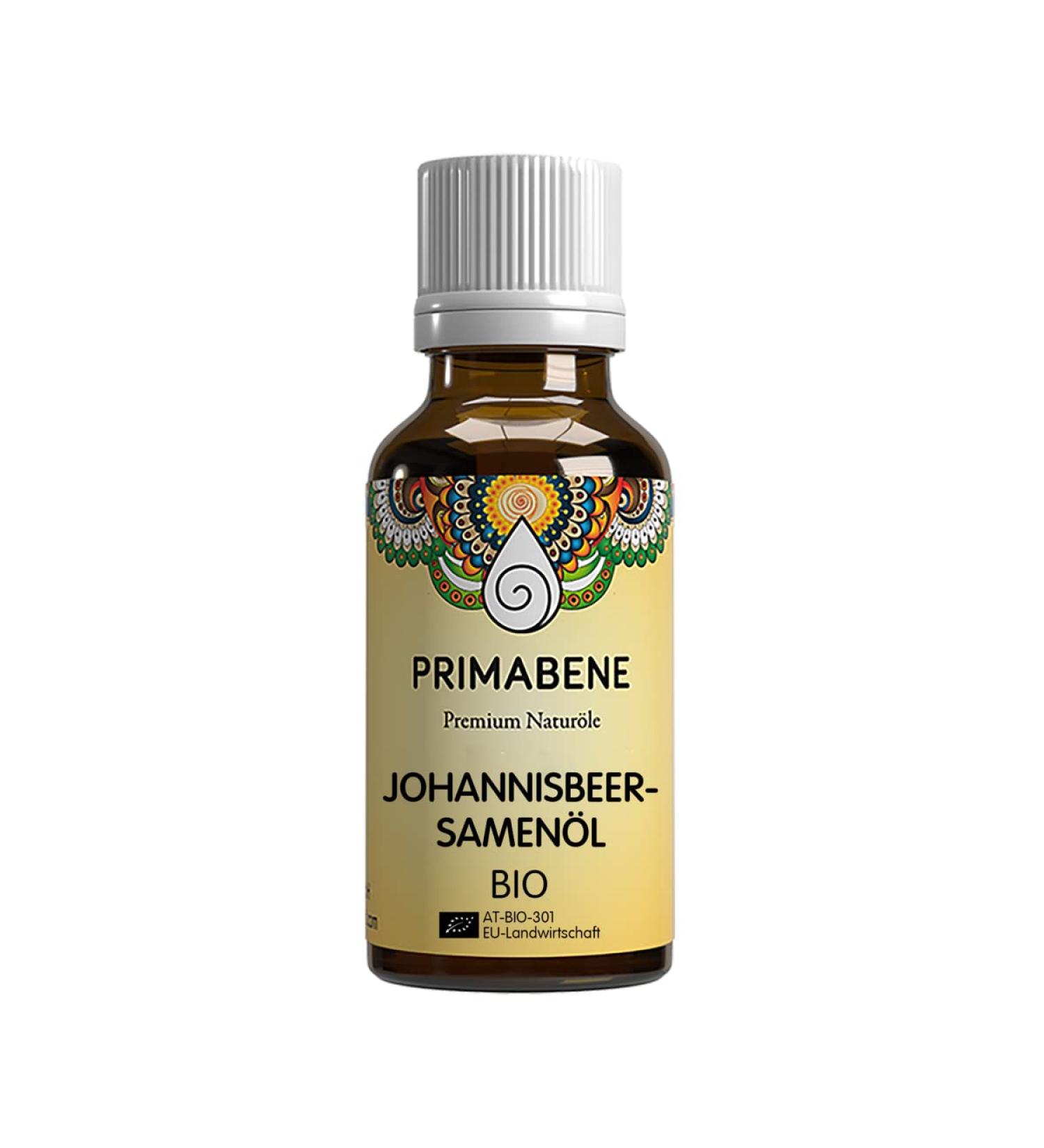 Primabene Organic Blackcurrant Seed Oil - 20ml for Dry Mature & Sensitive Skin | International Shipping - Buy Online on GoSupps.com