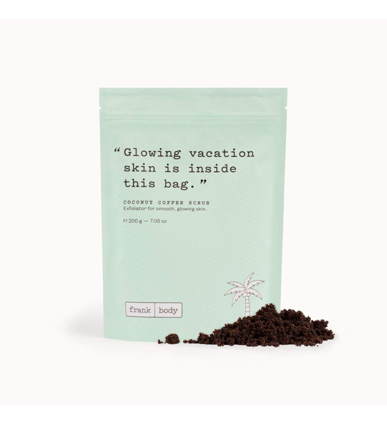 Frank Body Coconut Coffee Scrub 100g - Exfoliating Body Scrub for Glowing Skin | International Shipping Available - Buy Online on GoSupps.com