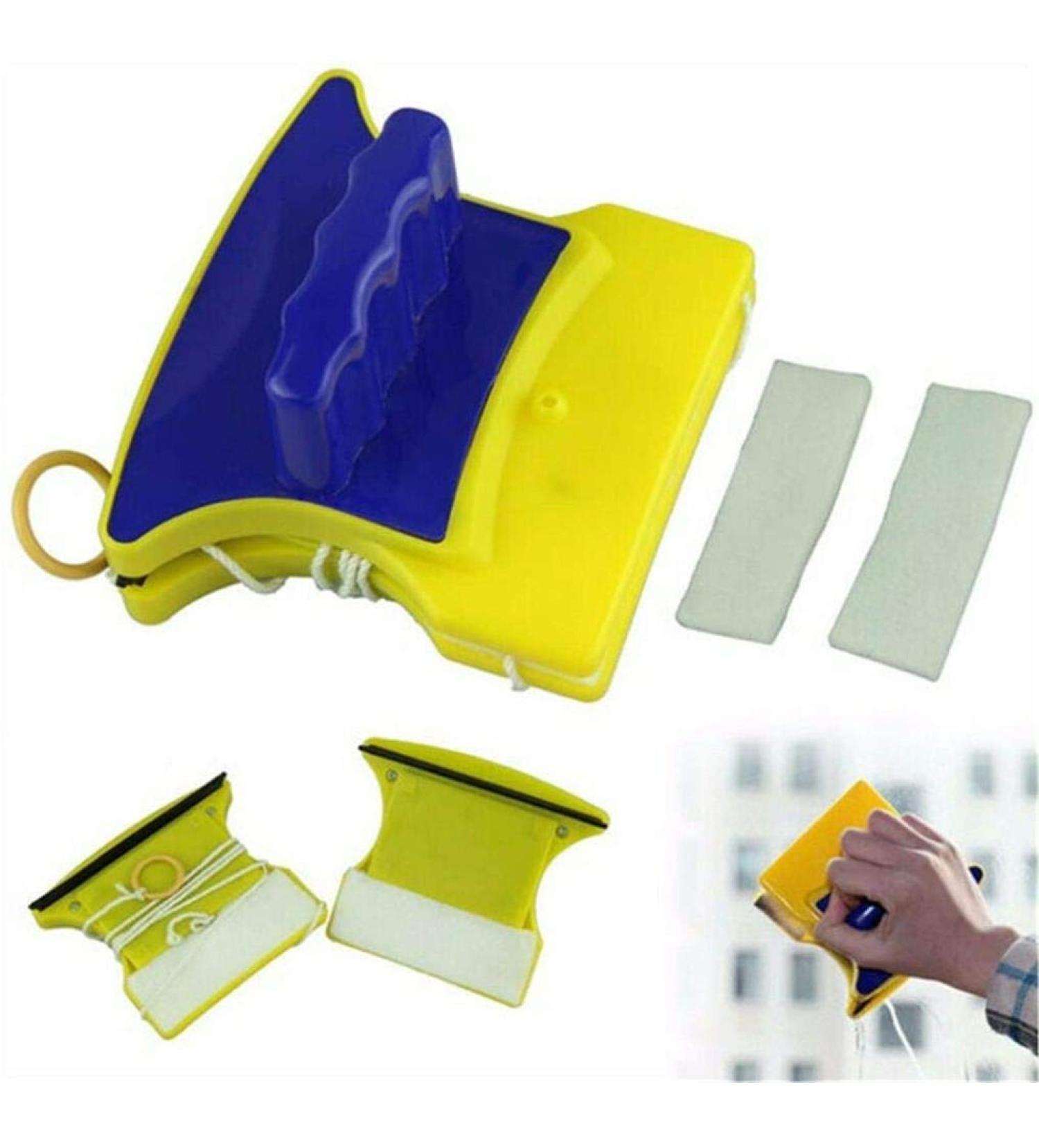 Magnetic Windows Cleaner Brush Washing Window Home Cleaning Tools Double Side Magnetic Brush Scraper Tool - Buy Online on GoSupps.com