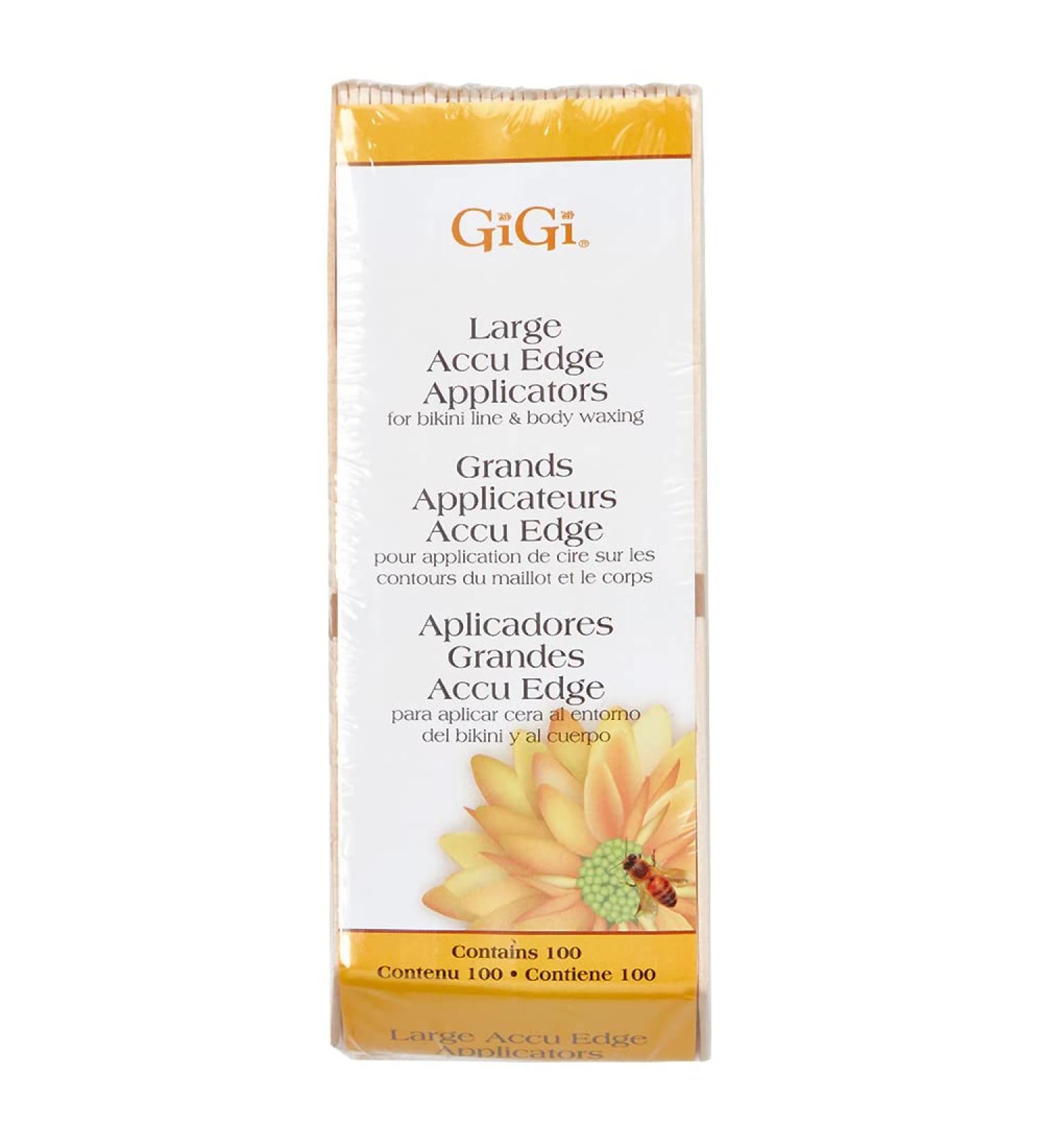 Gigi Accu Edge Wax Spatulas - 100 Count Pack - Large Applicator - Buy Online on GoSupps.com