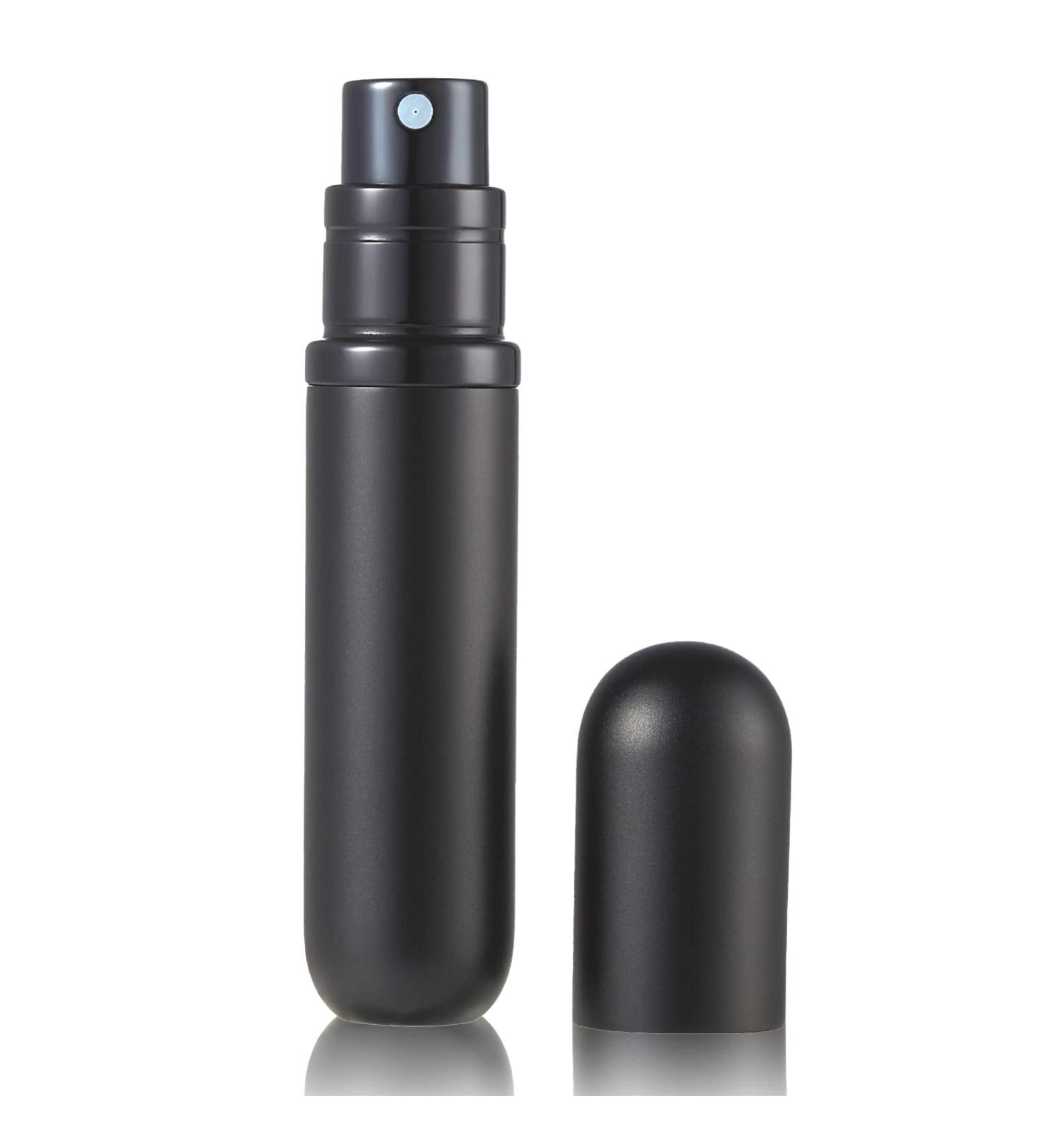 Brarios Travel Perfume Atomizer - 5ml Refillable Mini Spray Bottle - Portable & Compact Black (Y-Black) for On-the-Go Fragrance - Buy Online on GoSupps.com