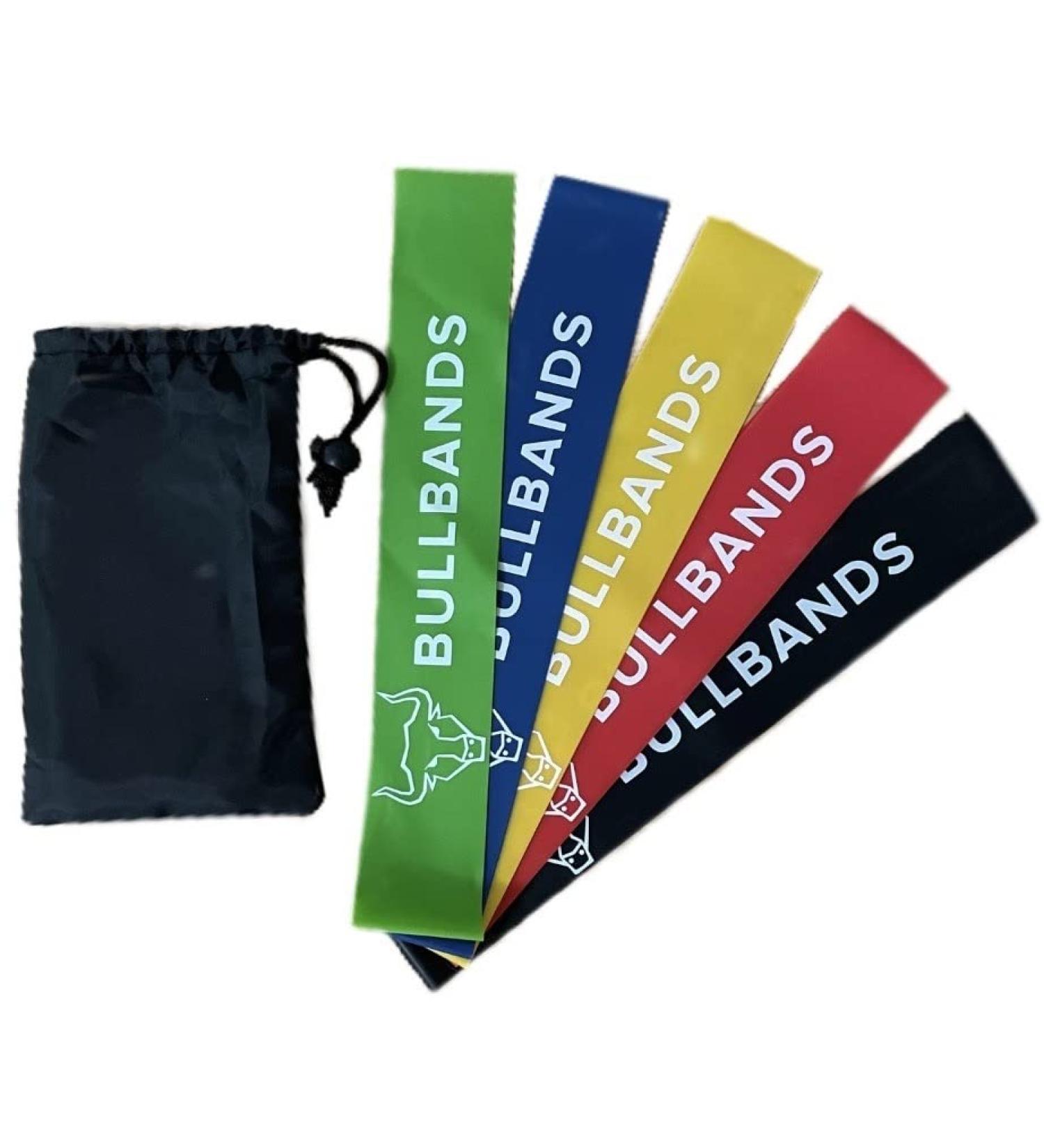 Heavy Duty Resistance Bands Set (5-40 lbs) - Perfect for Glute Arm Exercises Yoga Rehab & Physical Therapy - Includes Nylon Carry Bag - Buy Online on GoSupps.com