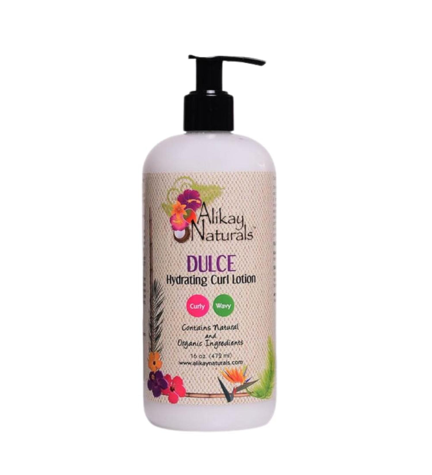 Alikay Naturals Dulce Hydrating Curl Lotion - Natural Kokum Butter Silk Amino Acid & Argan Oil | 16 oz - Perfect for Hydrated Curls | Fast International Shipping - Buy Online on GoSupps.com