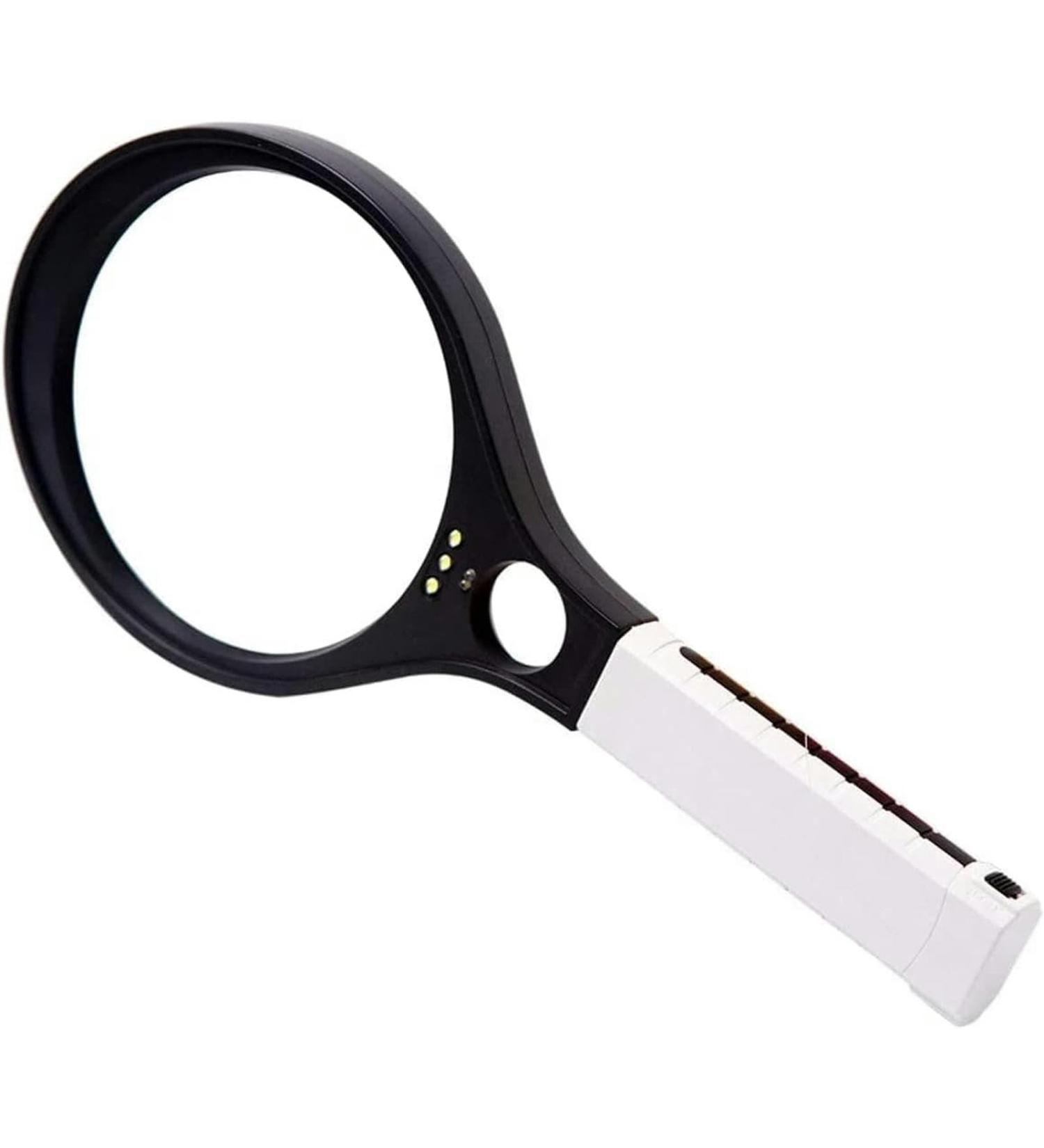 Portable Magnifier Magnifier Handheld with 3 LED Lights Magnifying Lens for Reading Inspection Soldering Needlework Repair Hobby Crafts Making Full of Stars - Buy Online on GoSupps.com
